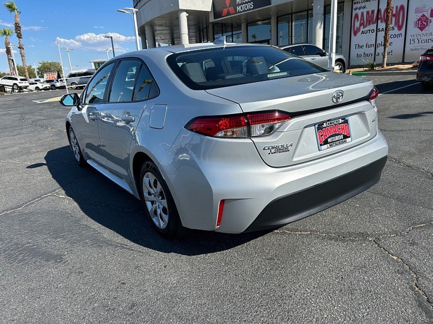 2024 Silver Toyota Corolla (5YFB4MDE0RP) with an 4-Cyl 2.0 Liter engine, Automatic CVT transmission, located at 412 Auto Vista Drive, Palmdale, 93551, (661) 945-0620, 34.592636, -118.136681- Photo#8