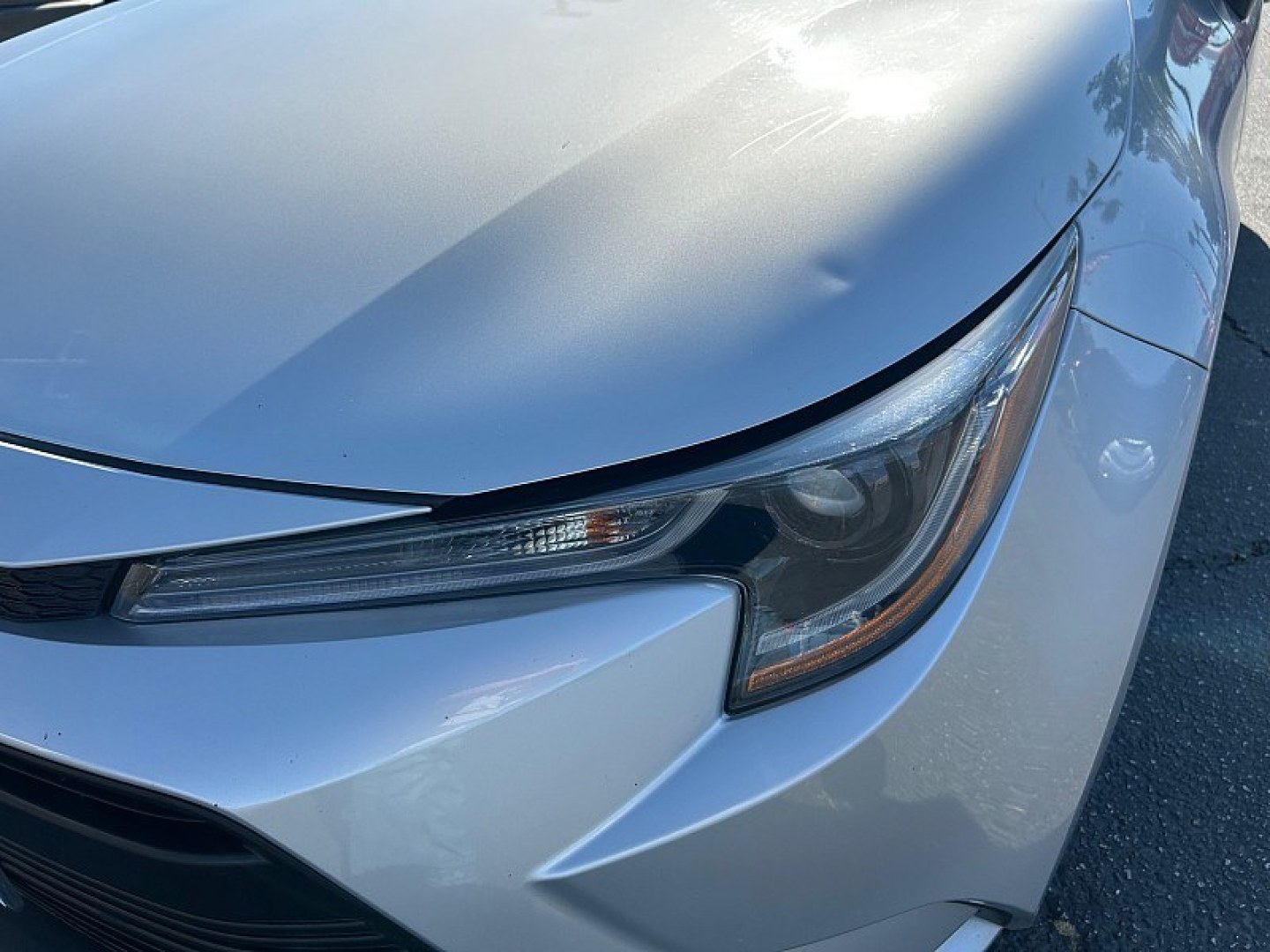 2024 Silver Toyota Corolla (5YFB4MDE0RP) with an 4-Cyl 2.0 Liter engine, Automatic CVT transmission, located at 412 Auto Vista Drive, Palmdale, 93551, (661) 945-0620, 34.592636, -118.136681- Photo#9