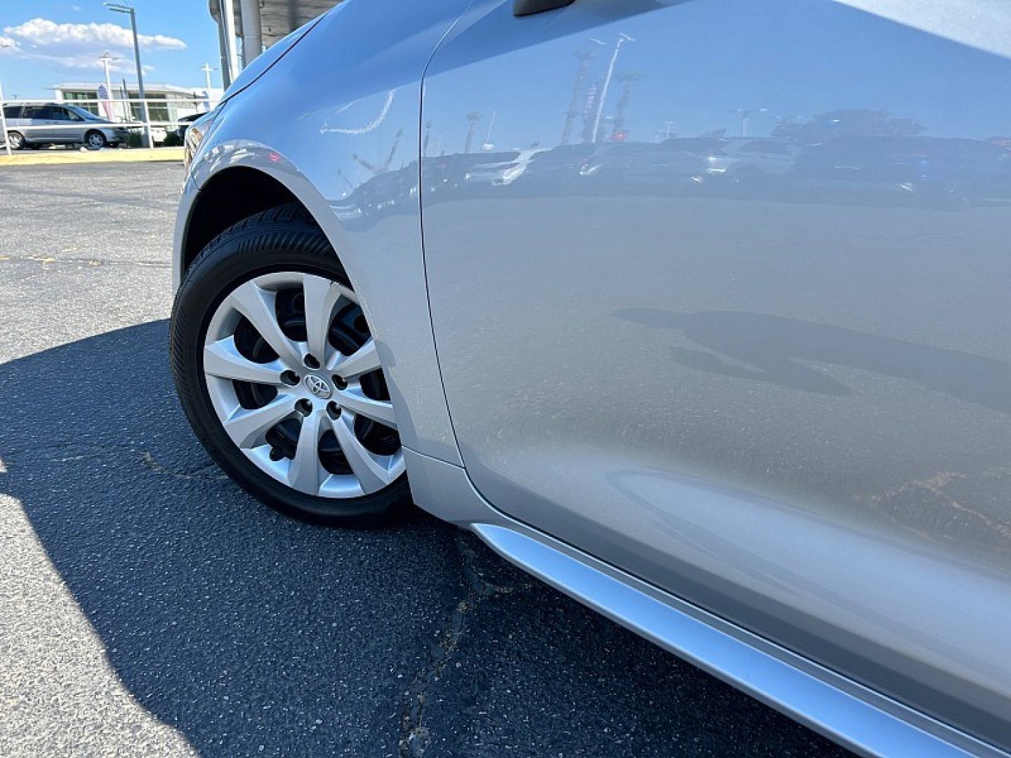 2024 Silver Toyota Corolla (5YFB4MDE0RP) with an 4-Cyl 2.0 Liter engine, Automatic CVT transmission, located at 412 Auto Vista Drive, Palmdale, 93551, (661) 945-0620, 34.592636, -118.136681- Photo#14