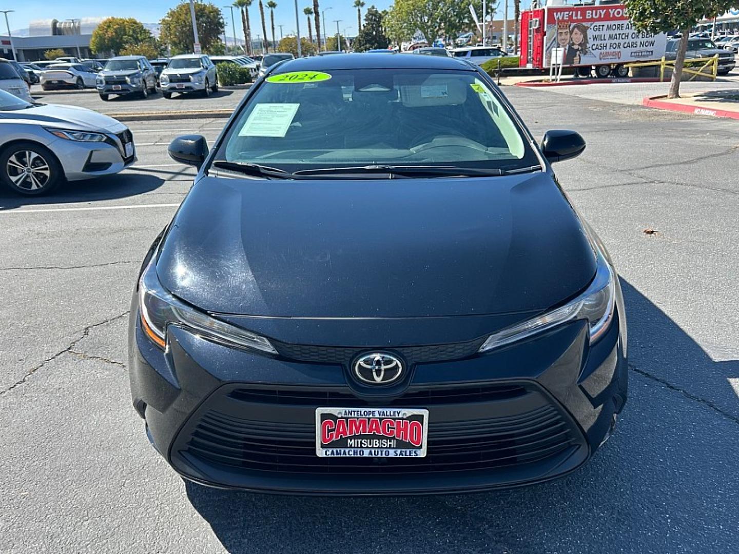 2024 Black Toyota Corolla (5YFB4MDE4RP) with an 4-Cyl Hybrid 1.8 Liter engine, Automatic CVT transmission, located at 412 Auto Vista Drive, Palmdale, 93551, (661) 945-0620, 34.592636, -118.136681- Photo#1