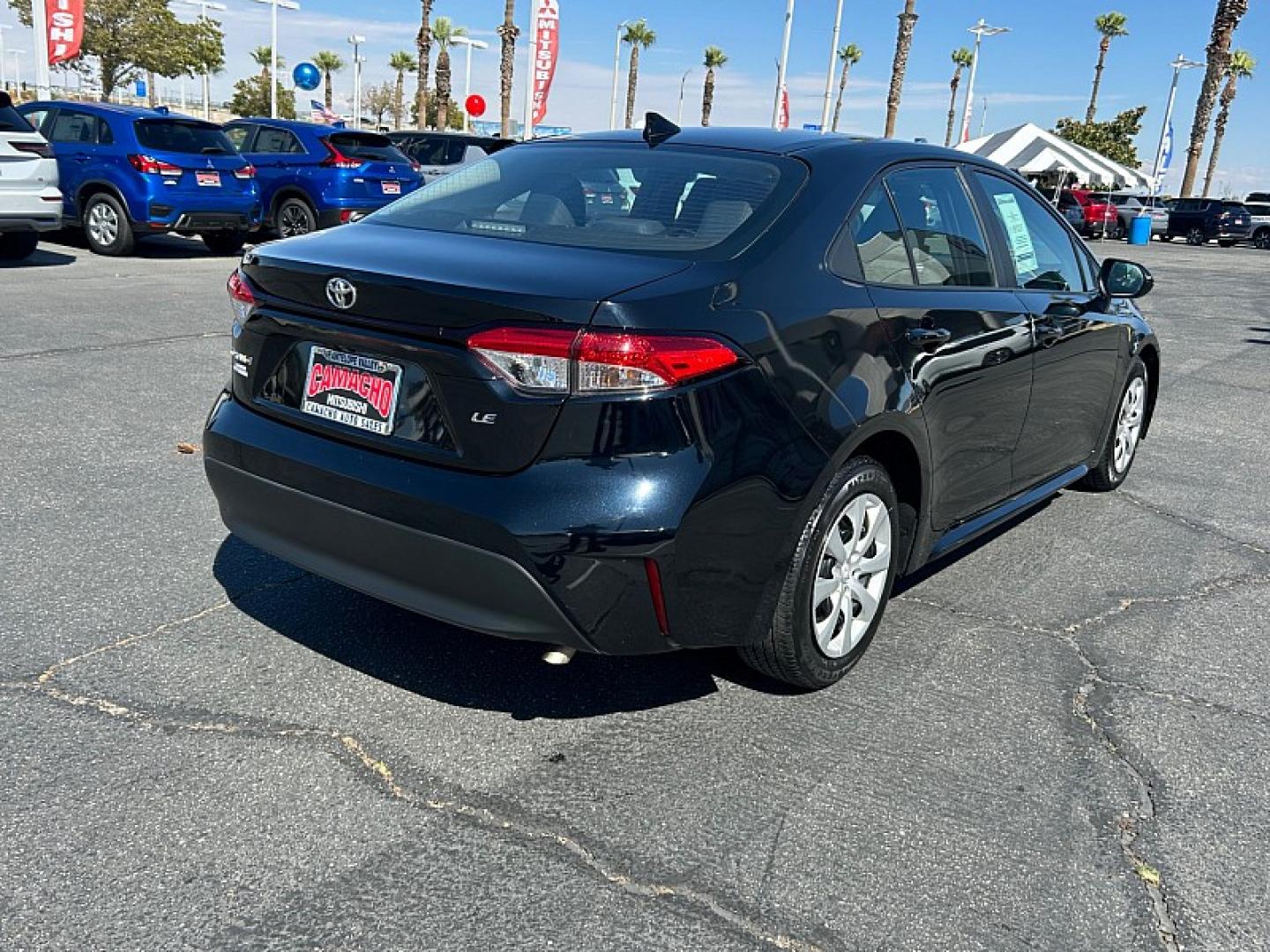 2024 Black Toyota Corolla (5YFB4MDE4RP) with an 4-Cyl Hybrid 1.8 Liter engine, Automatic CVT transmission, located at 412 Auto Vista Drive, Palmdale, 93551, (661) 945-0620, 34.592636, -118.136681- Photo#2