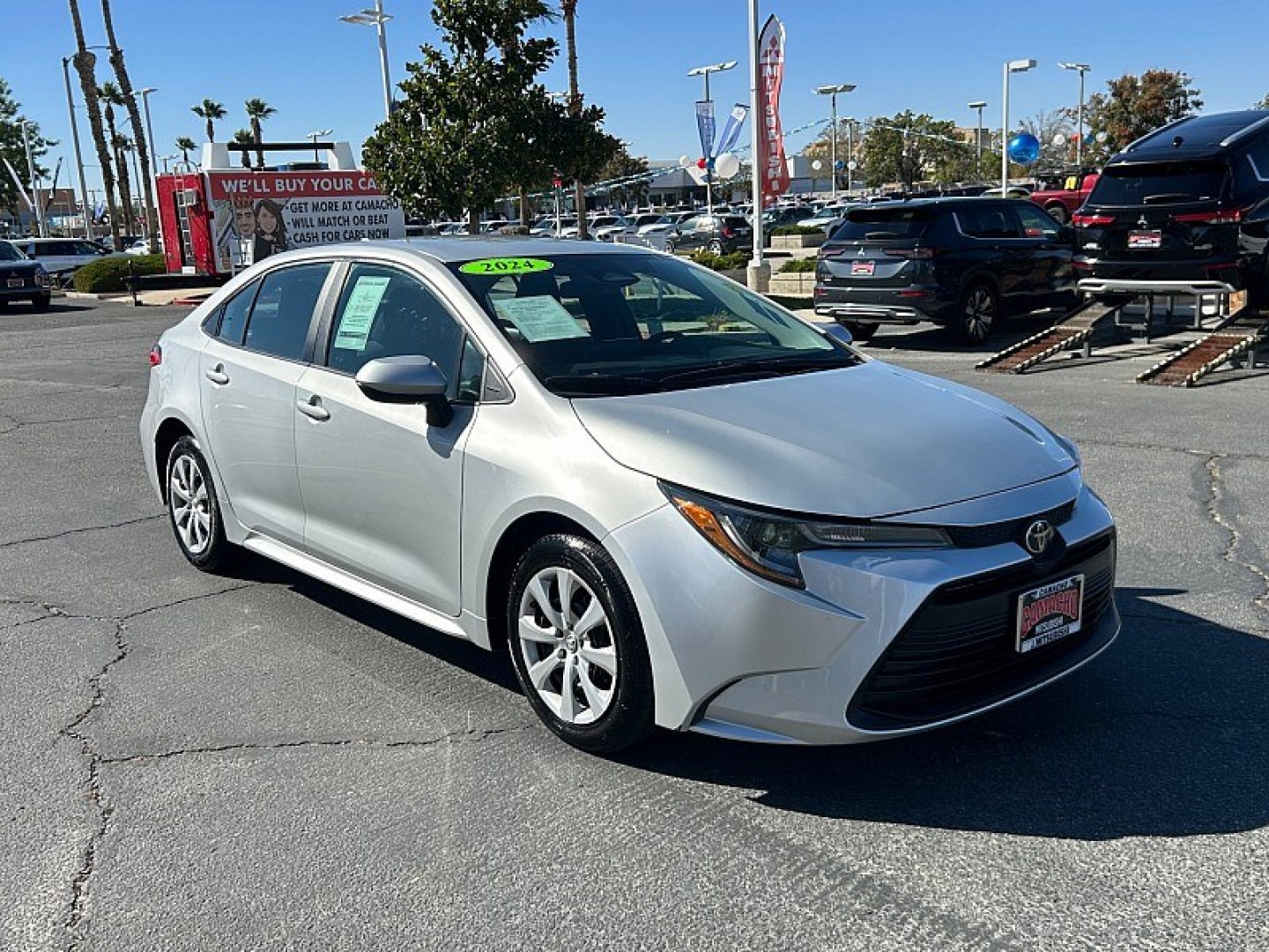 2024 Silver Toyota Corolla (5YFB4MDE2RP) with an 4-Cyl Hybrid 1.8 Liter engine, Automatic CVT transmission, located at 412 Auto Vista Drive, Palmdale, 93551, (661) 945-0620, 34.592636, -118.136681- Photo#0
