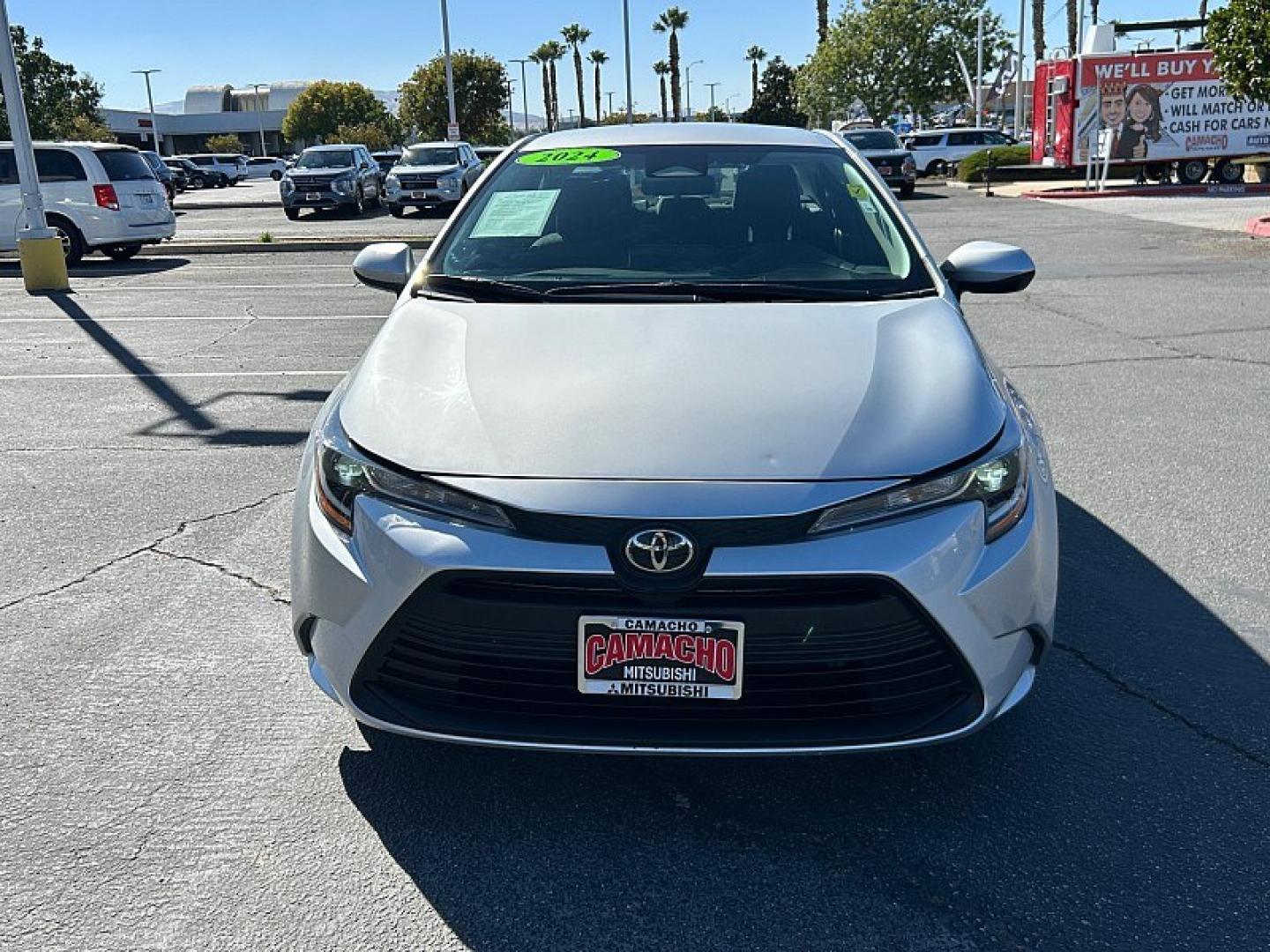 2024 Silver Toyota Corolla (5YFB4MDE2RP) with an 4-Cyl Hybrid 1.8 Liter engine, Automatic CVT transmission, located at 412 Auto Vista Drive, Palmdale, 93551, (661) 945-0620, 34.592636, -118.136681- Photo#1