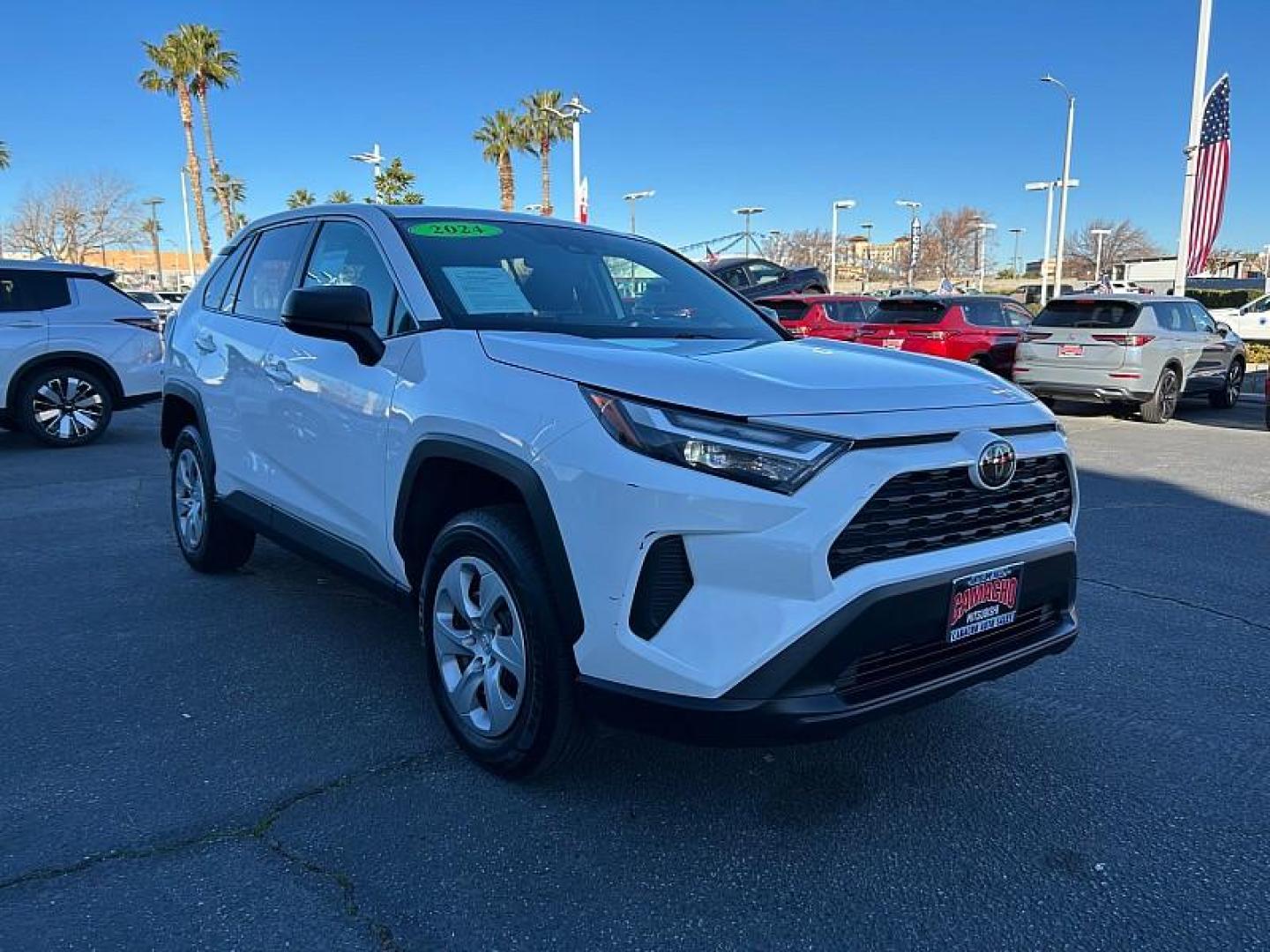 2024 WHITE Toyota RAV4 (2T3F1RFV8RC) with an 4-Cyl 2.5 Liter engine, Automatic 8-Spd w/Direct transmission, located at 412 Auto Vista Drive, Palmdale, 93551, (661) 945-0620, 34.592636, -118.136681 - Photo#2