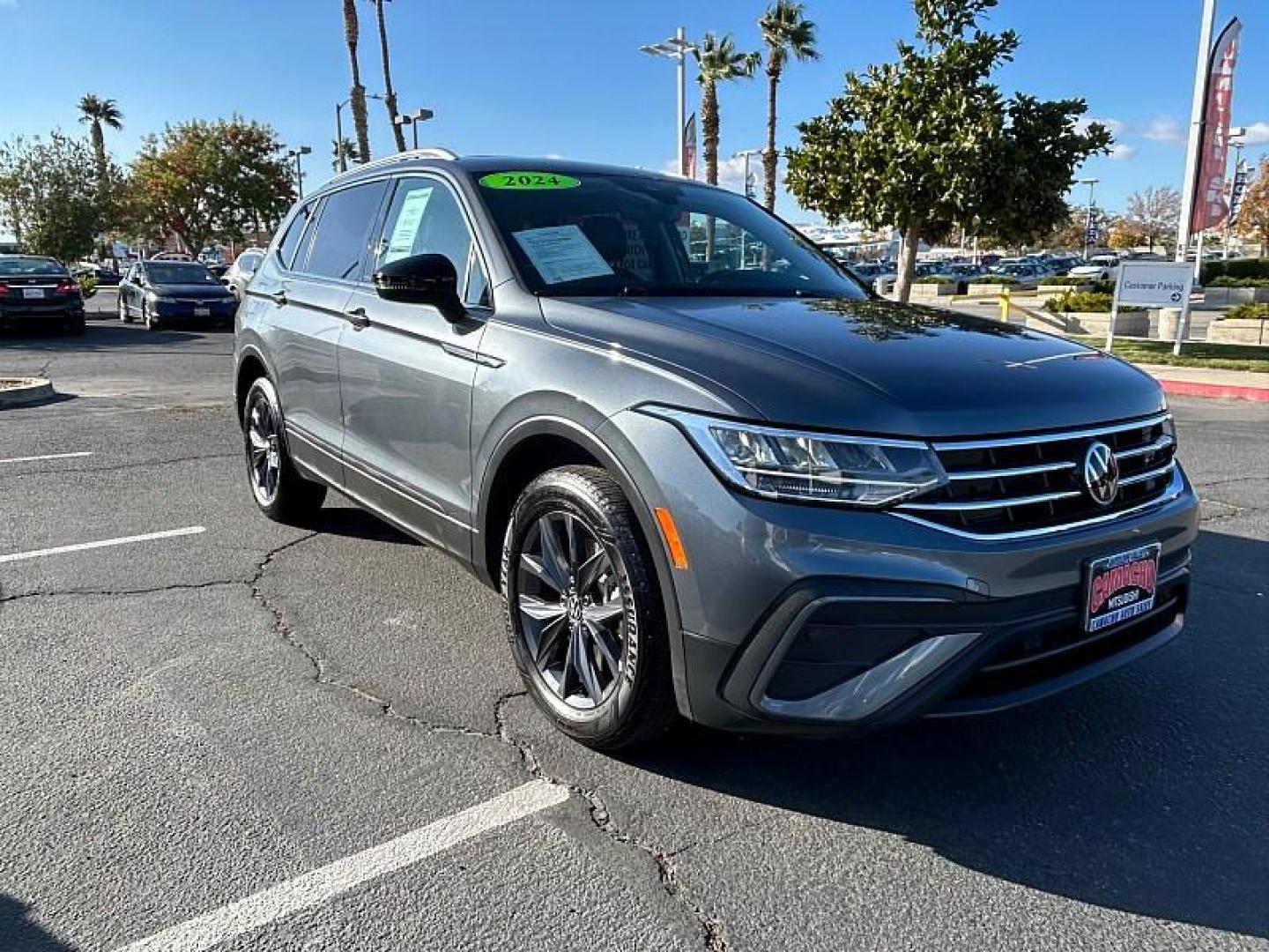 2024 GRAY Volkswagen Tiguan (3VV3B7AX4RM) with an 4-Cyl Turbo 2.0 Liter engine, Automatic 8-Spd transmission, located at 412 Auto Vista Drive, Palmdale, 93551, (661) 945-0620, 34.592636, -118.136681 - Photo#0