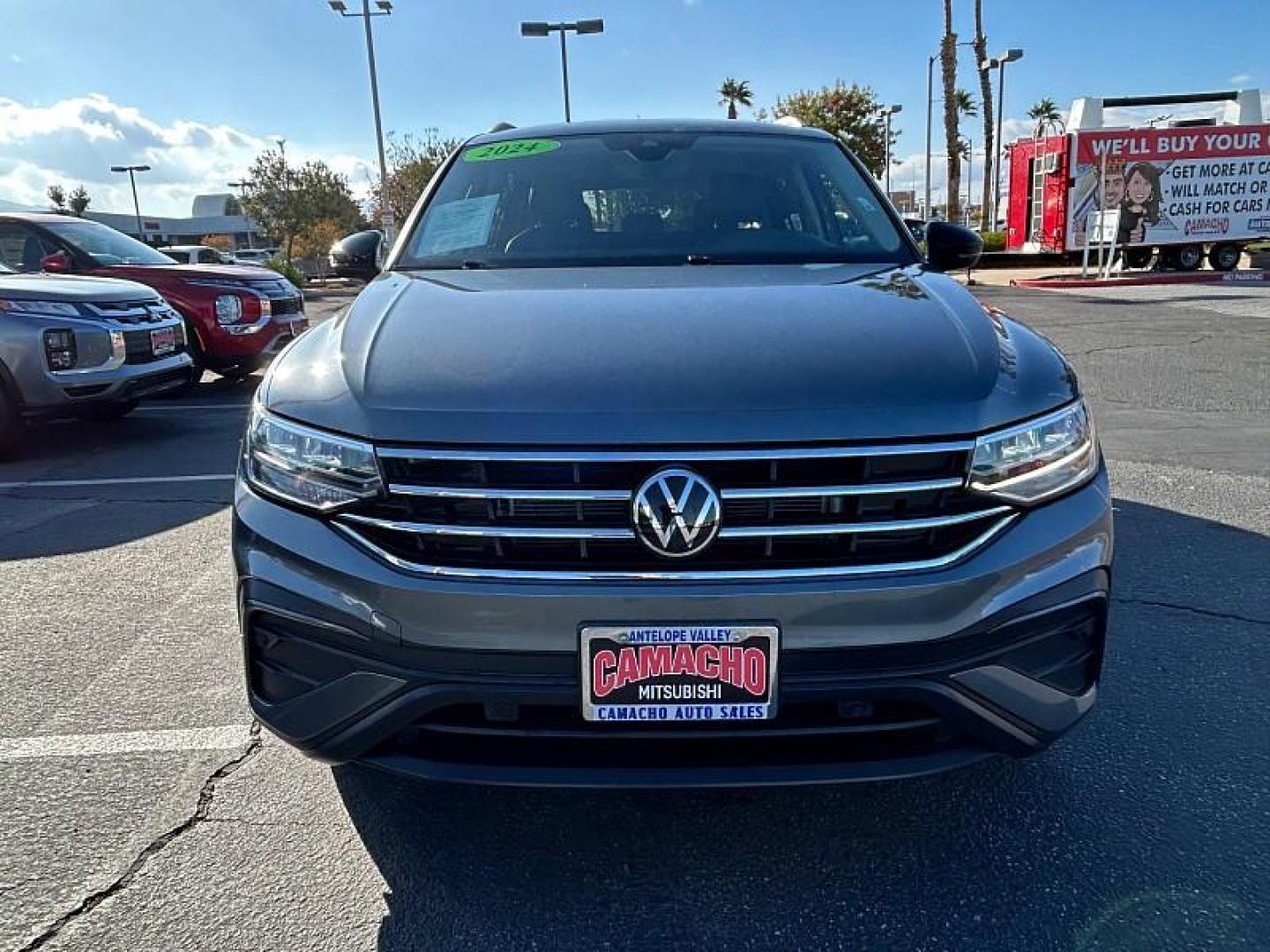 2024 GRAY Volkswagen Tiguan (3VV3B7AX4RM) with an 4-Cyl Turbo 2.0 Liter engine, Automatic 8-Spd transmission, located at 412 Auto Vista Drive, Palmdale, 93551, (661) 945-0620, 34.592636, -118.136681 - Photo#1