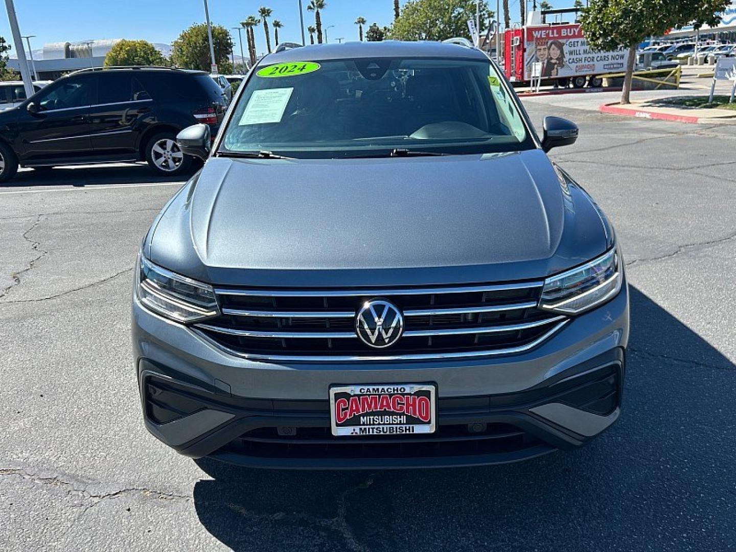 2024 Black Volkswagen Tiguan (3VV3B7AX5RM) with an 4-Cyl Turbo 2.0 Liter engine, Automatic 8-Spd transmission, located at 412 Auto Vista Drive, Palmdale, 93551, (661) 945-0620, 34.592636, -118.136681- Photo#1