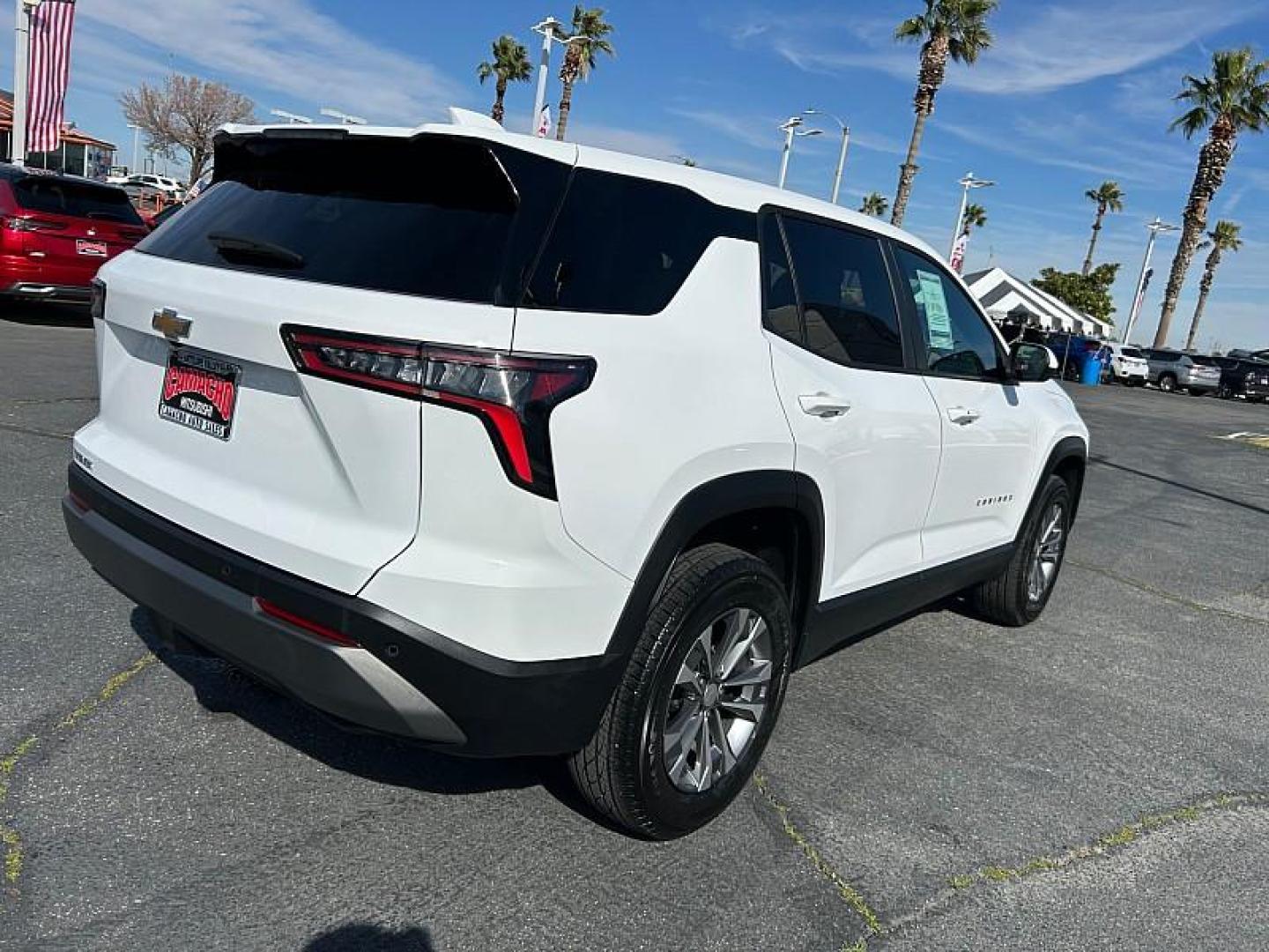 2025 WHITE Chevrolet Equinox (3GNAXHEG3SL) with an 4-Cyl Turbo 1.5 Liter engine, Automatic CVT transmission, located at 412 Auto Vista Drive, Palmdale, 93551, (661) 945-0620, 34.592636, -118.136681 - Photo#0