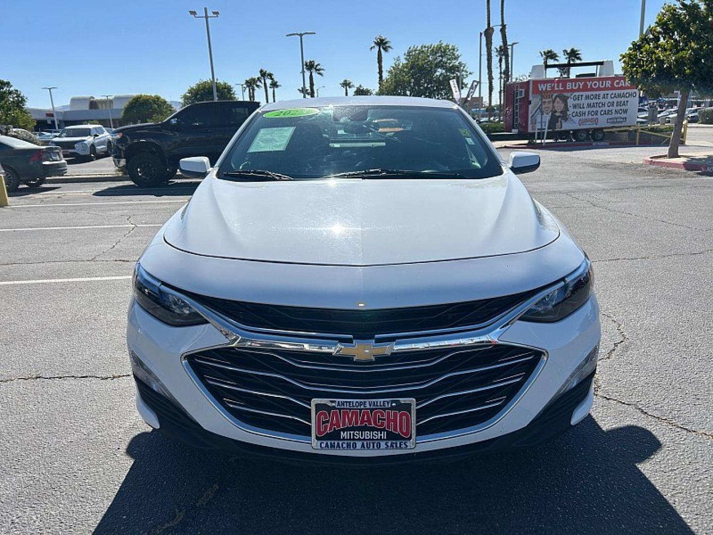 2025 WHITE Chevrolet Malibu (1G1ZD5STXSF) with an 4-Cyl Turbo 1.5 Liter engine, Automatic CVT transmission, located at 412 Auto Vista Drive, Palmdale, 93551, (661) 945-0620, 34.592636, -118.136681- Photo#1