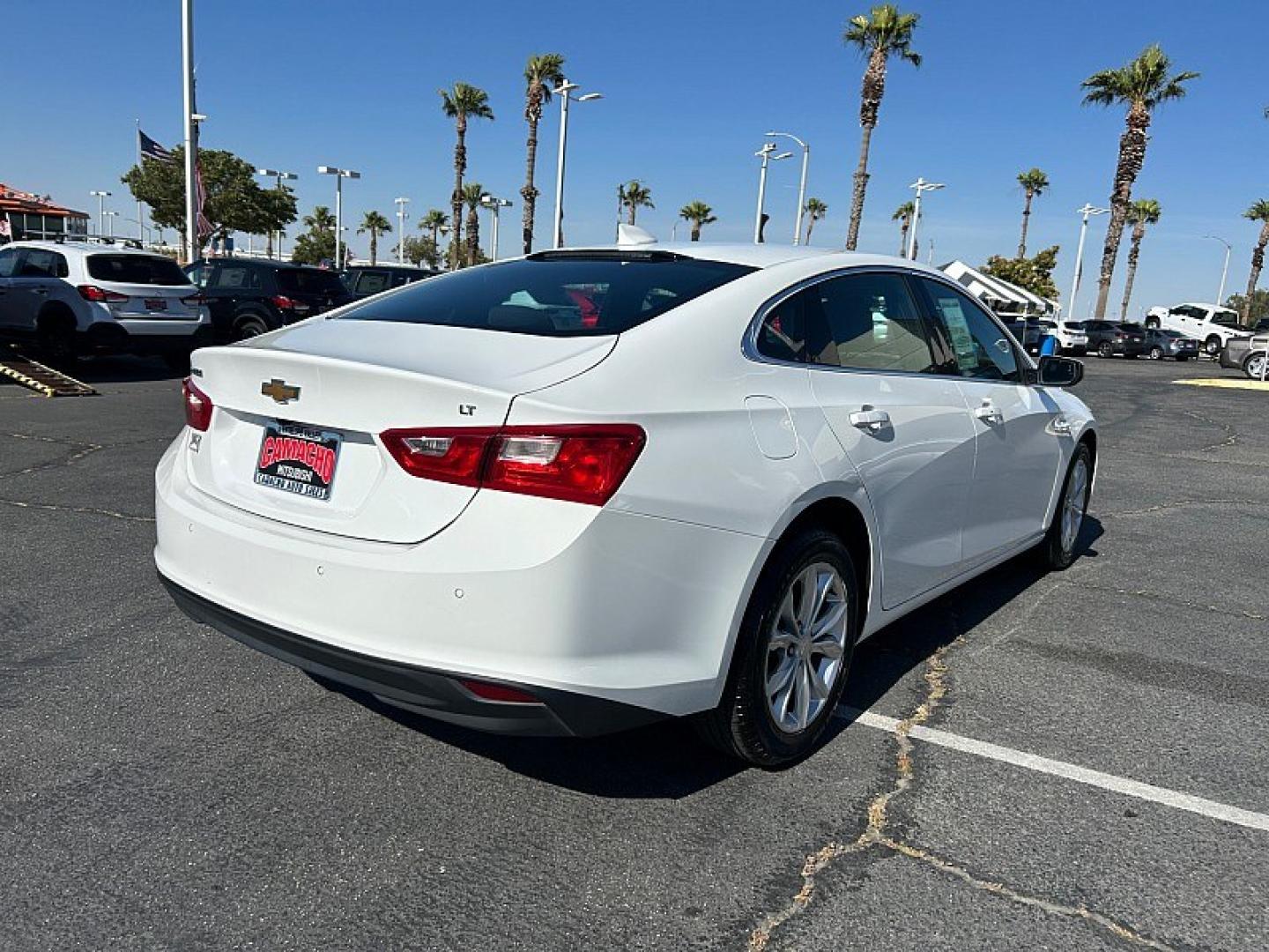 2025 WHITE Chevrolet Malibu (1G1ZD5STXSF) with an 4-Cyl Turbo 1.5 Liter engine, Automatic CVT transmission, located at 412 Auto Vista Drive, Palmdale, 93551, (661) 945-0620, 34.592636, -118.136681- Photo#7