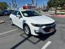 2025 White Chevrolet Malibu (1G1ZD5ST7SF) with an 4-Cyl Turbo 1.5 Liter engine, Automatic CVT transmission, located at 412 Auto Vista Drive, Palmdale, 93551, (661) 945-0620, 34.592636, -118.136681- Photo#0