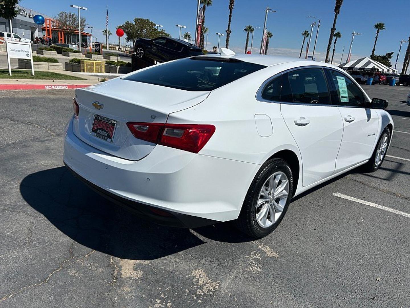 2025 White Chevrolet Malibu (1G1ZD5ST7SF) with an 4-Cyl Turbo 1.5 Liter engine, Automatic CVT transmission, located at 412 Auto Vista Drive, Palmdale, 93551, (661) 945-0620, 34.592636, -118.136681- Photo#2