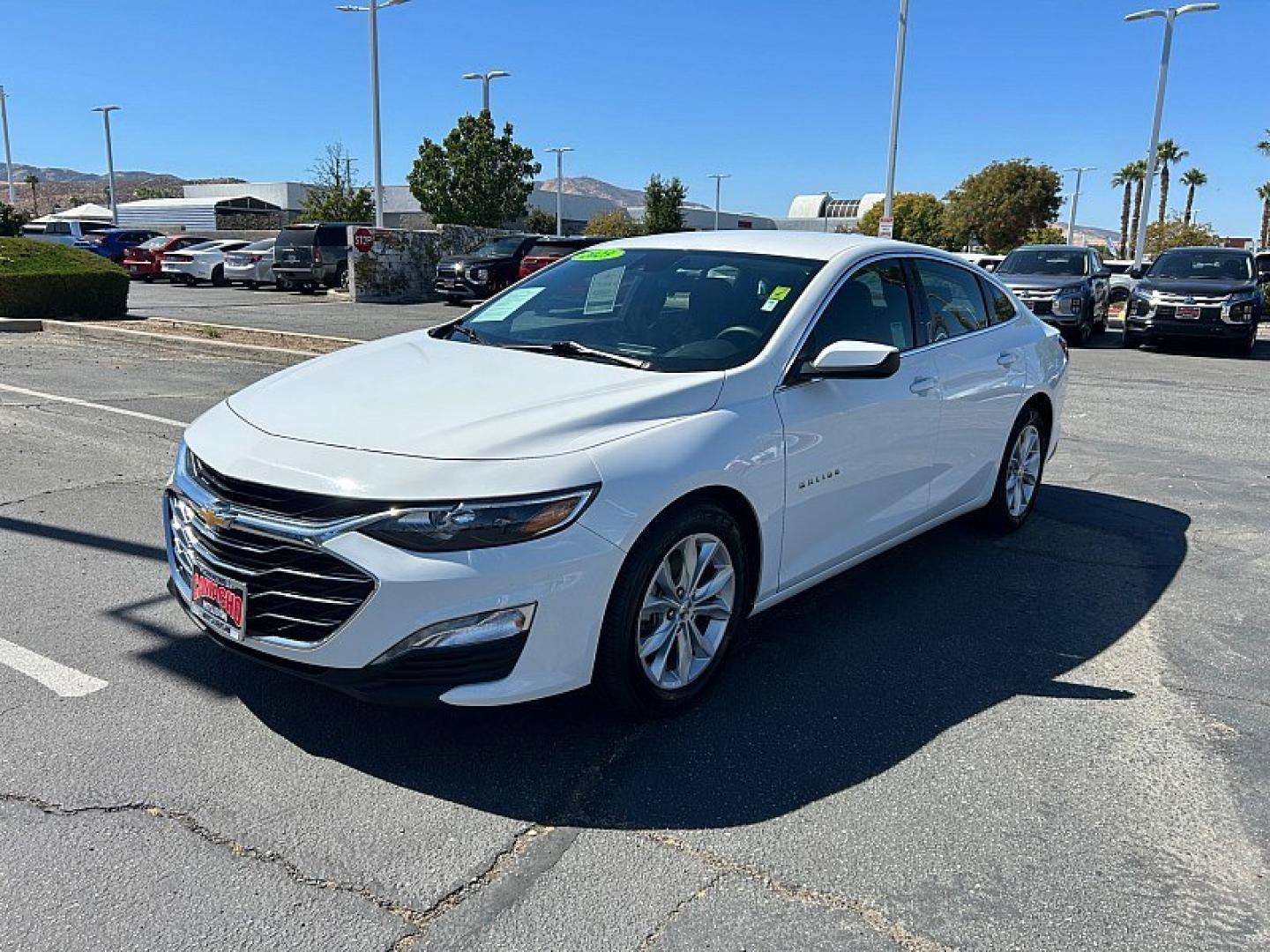 2025 White Chevrolet Malibu (1G1ZD5ST7SF) with an 4-Cyl Turbo 1.5 Liter engine, Automatic CVT transmission, located at 412 Auto Vista Drive, Palmdale, 93551, (661) 945-0620, 34.592636, -118.136681- Photo#6