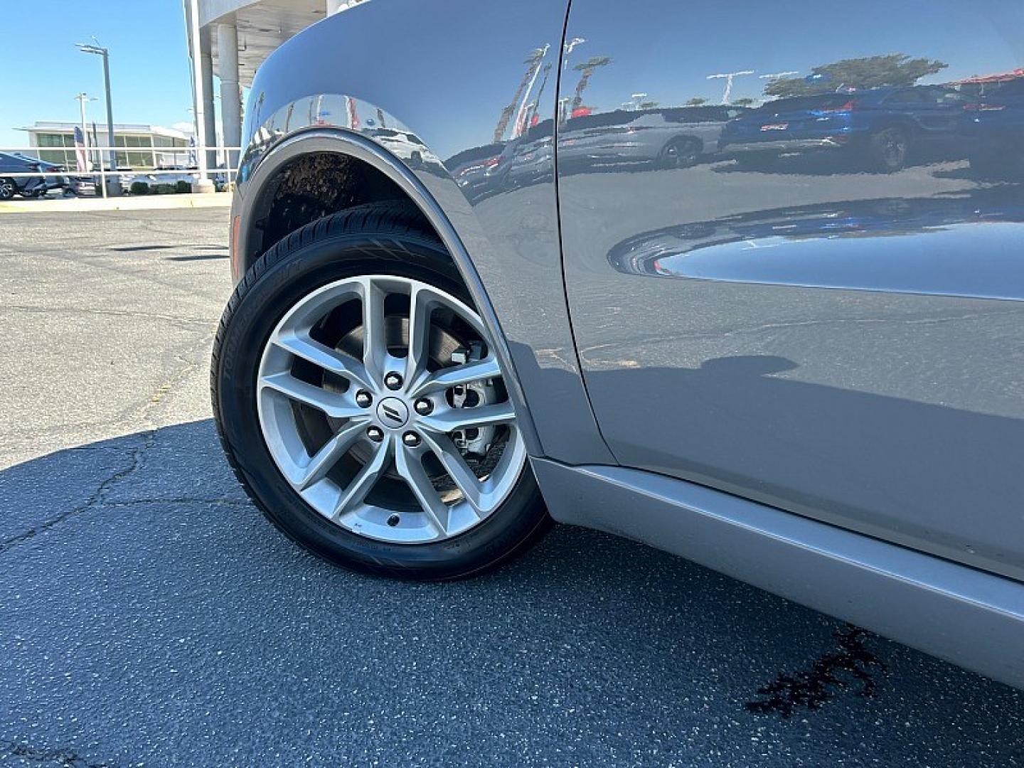 2025 Gray Dodge Durango (1C4RDJDG8SC) with an V6 3.6 Liter engine, Automatic 8-Spd transmission, located at 412 Auto Vista Drive, Palmdale, 93551, (661) 945-0620, 34.592636, -118.136681- Photo#12