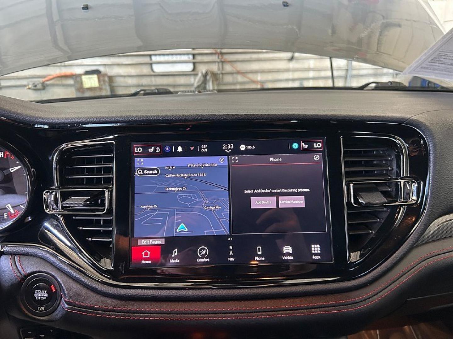 2025 Gray Dodge Durango (1C4RDJDG8SC) with an V6 3.6 Liter engine, Automatic 8-Spd transmission, located at 412 Auto Vista Drive, Palmdale, 93551, (661) 945-0620, 34.592636, -118.136681- Photo#20