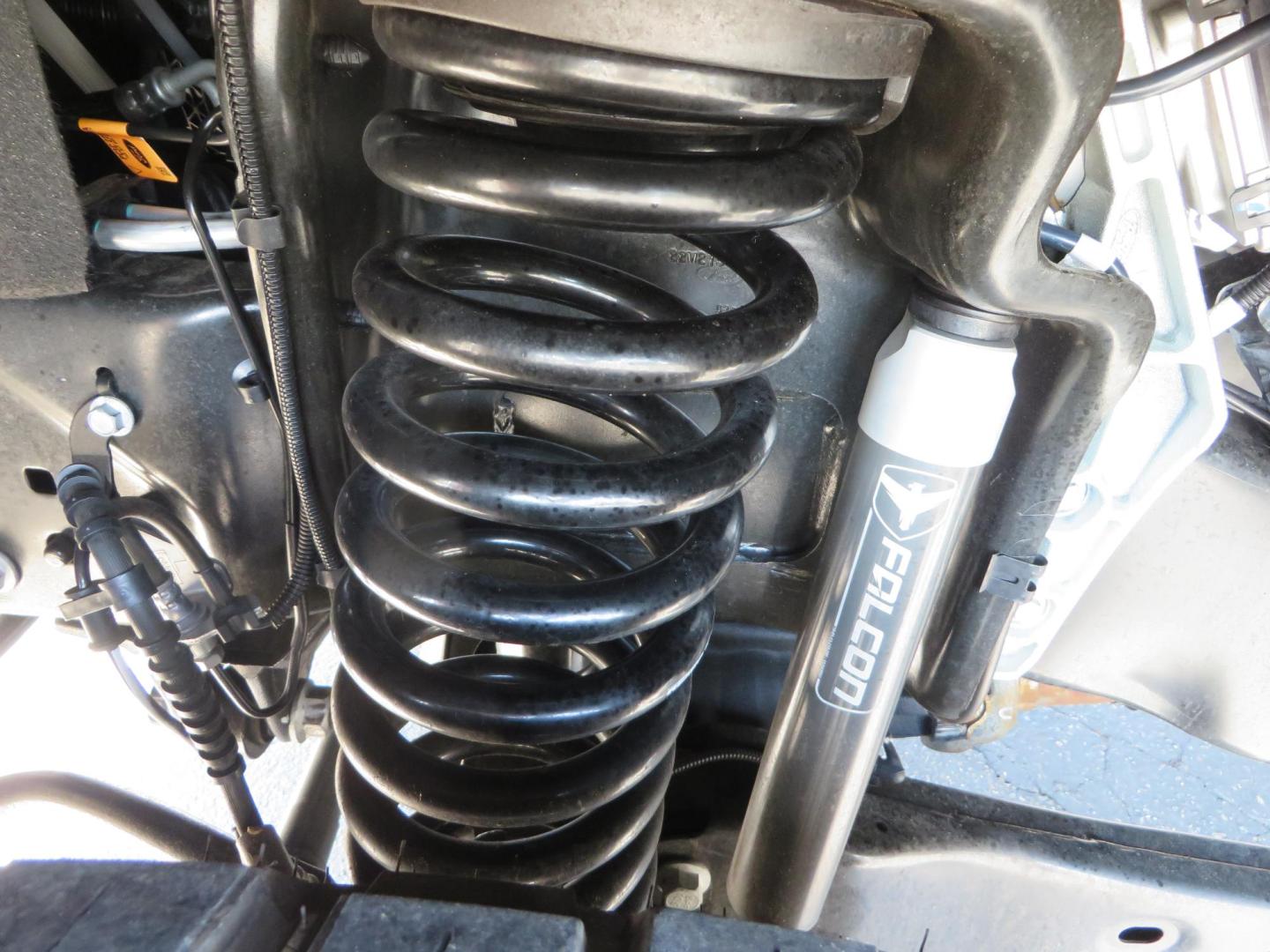 2025 Gray /Black Ford F-350 SD Lariat Crew Cab Short Bed 4WD (1FT8W3BM5SE) with an 6.7L V8 OHV 16V DIESEL engine, 6A transmission, located at 2630 Grass Valley Highway, Auburn, CA, 95603, (530) 508-5100, 38.937893, -121.095482 - Features a Readylift level kit, Falcon shocks, 20" Fuel Triton wheels, and 37" Nitto Ridge Grappler tires. - Photo#9