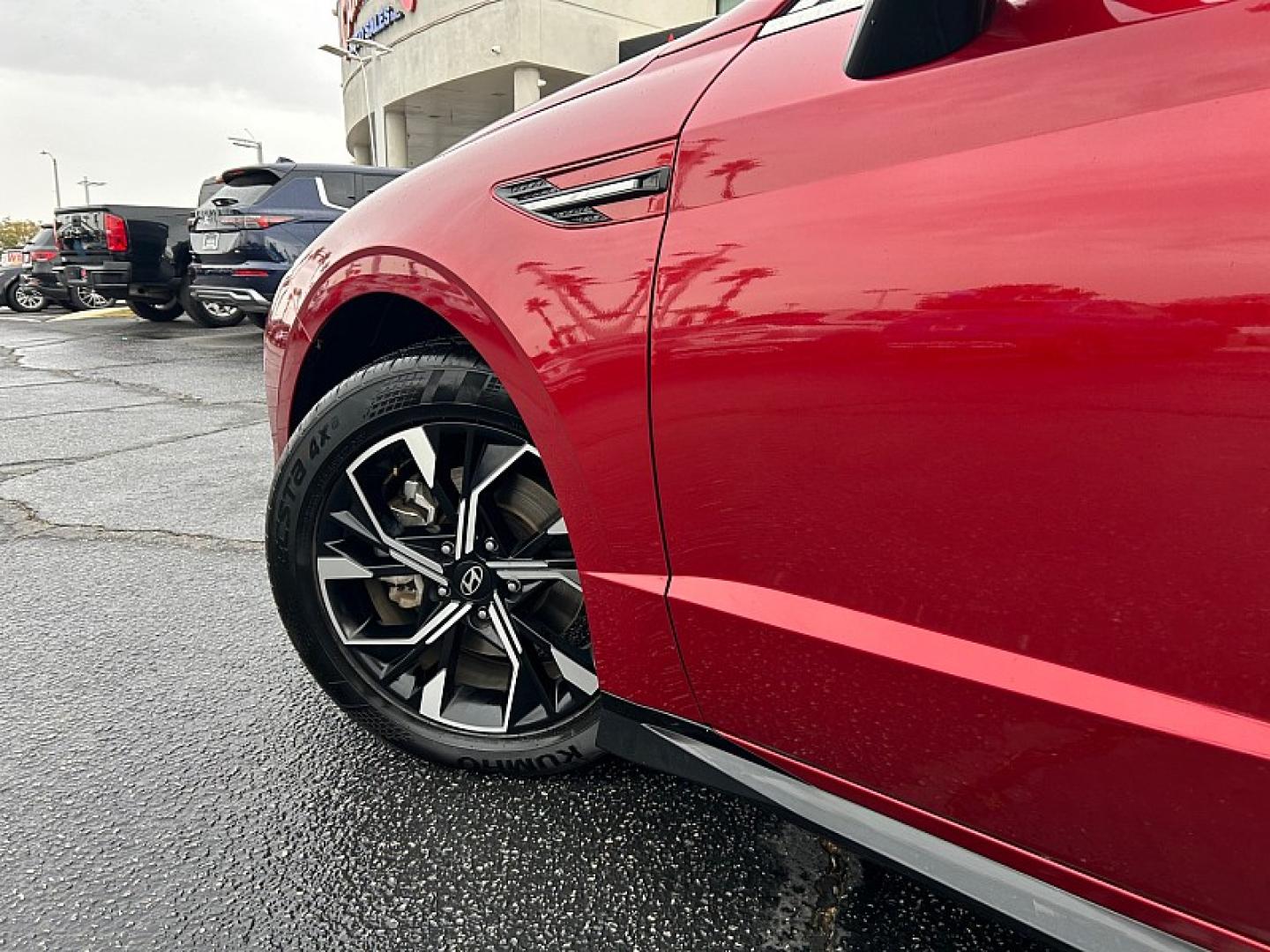 2025 RED Hyundai Sonata (KMHL64JA8SA) with an 4-Cyl 2.5 Liter engine, Automatic 8-Spd transmission, located at 412 Auto Vista Drive, Palmdale, 93551, (661) 945-0620, 34.592636, -118.136681- Photo#6
