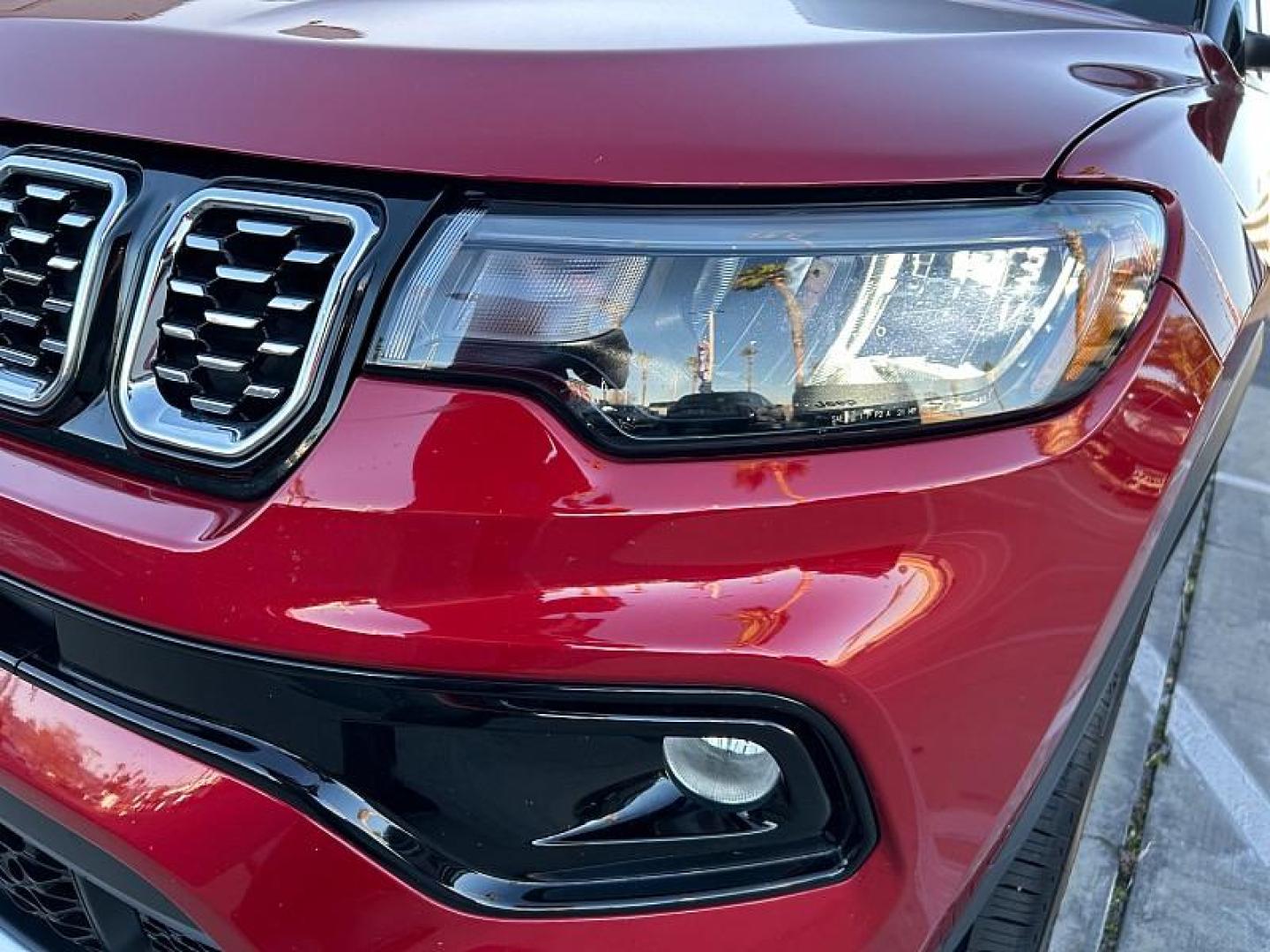 2025 RED Jeep Compass (3C4NJDCN1ST) with an 4-Cyl Turbo 2.0 Liter engine, Automatic 8-Spd transmission, located at 412 Auto Vista Drive, Palmdale, 93551, (661) 945-0620, 34.592636, -118.136681 - Photo#9