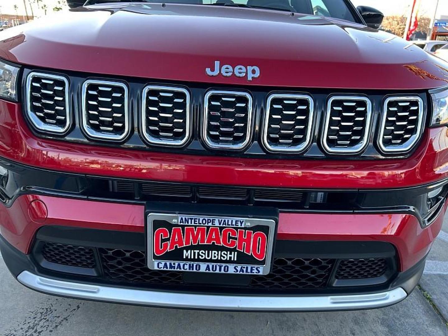 2025 RED Jeep Compass (3C4NJDCN1ST) with an 4-Cyl Turbo 2.0 Liter engine, Automatic 8-Spd transmission, located at 412 Auto Vista Drive, Palmdale, 93551, (661) 945-0620, 34.592636, -118.136681 - Photo#10