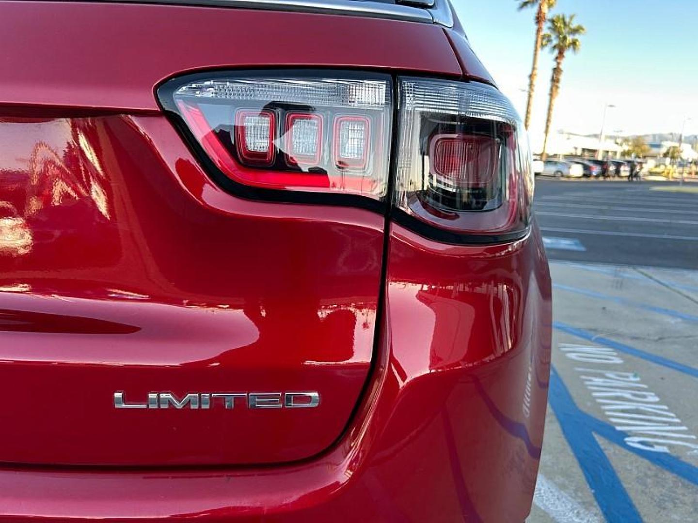 2025 RED Jeep Compass (3C4NJDCN1ST) with an 4-Cyl Turbo 2.0 Liter engine, Automatic 8-Spd transmission, located at 412 Auto Vista Drive, Palmdale, 93551, (661) 945-0620, 34.592636, -118.136681 - Photo#14