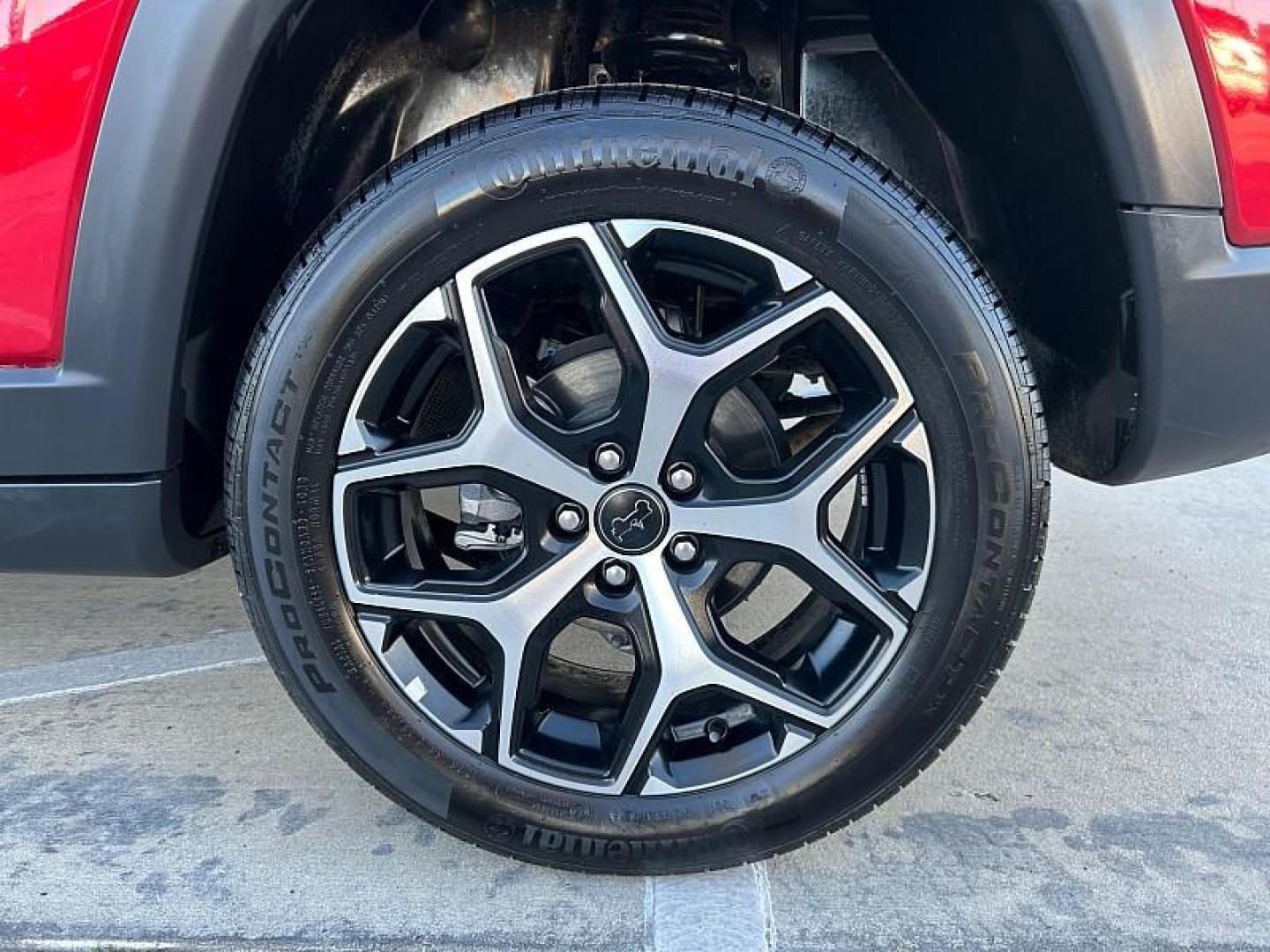 2025 RED Jeep Compass (3C4NJDCN1ST) with an 4-Cyl Turbo 2.0 Liter engine, Automatic 8-Spd transmission, located at 412 Auto Vista Drive, Palmdale, 93551, (661) 945-0620, 34.592636, -118.136681 - Photo#15