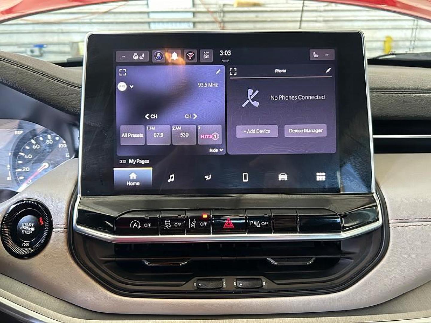 2025 RED Jeep Compass (3C4NJDCN1ST) with an 4-Cyl Turbo 2.0 Liter engine, Automatic 8-Spd transmission, located at 412 Auto Vista Drive, Palmdale, 93551, (661) 945-0620, 34.592636, -118.136681 - Photo#21