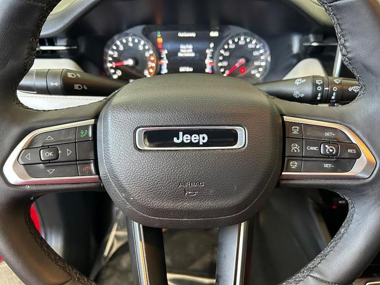 2025 RED Jeep Compass (3C4NJDCN1ST) with an 4-Cyl Turbo 2.0 Liter engine, Automatic 8-Spd transmission, located at 412 Auto Vista Drive, Palmdale, 93551, (661) 945-0620, 34.592636, -118.136681 - Photo#27