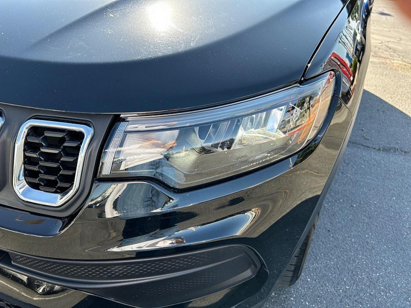 2025 Black Jeep Compass (3C4NJDAN9ST) with an 4-Cyl Turbo 2.0 Liter engine, Automatic 8-Spd transmission, located at 412 Auto Vista Drive, Palmdale, 93551, (661) 945-0620, 34.592636, -118.136681- Photo#7