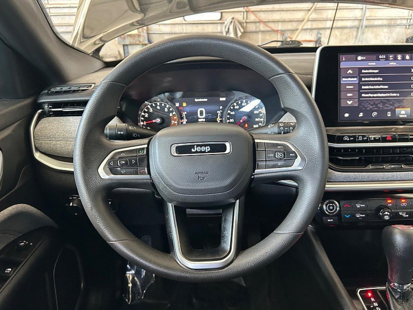 2025 Black Jeep Compass (3C4NJDAN9ST) with an 4-Cyl Turbo 2.0 Liter engine, Automatic 8-Spd transmission, located at 412 Auto Vista Drive, Palmdale, 93551, (661) 945-0620, 34.592636, -118.136681- Photo#21