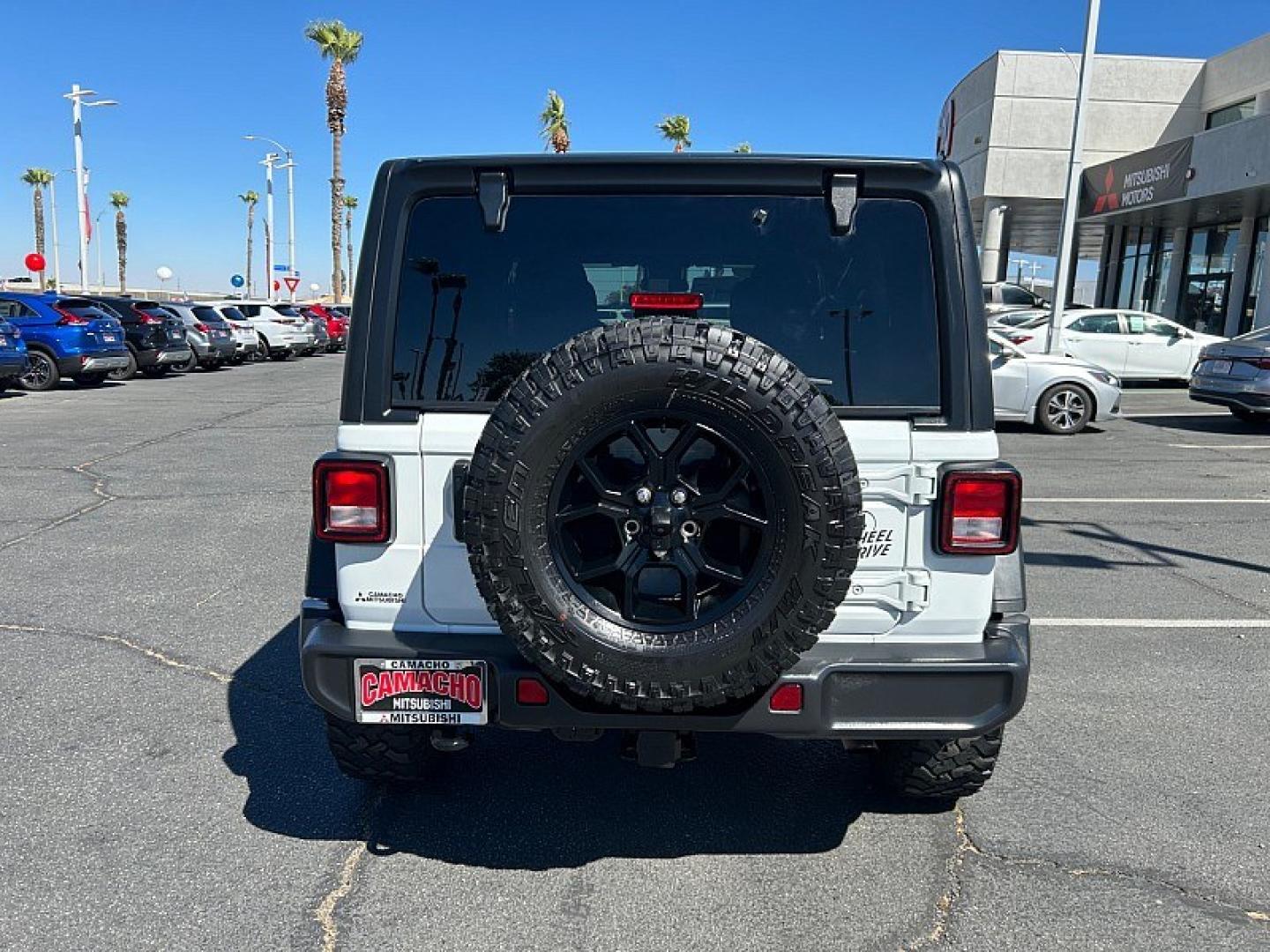 2025 White Jeep Wrangler (1C4PJXDN1SW) , located at 412 Auto Vista Drive, Palmdale, 93551, (661) 945-0620, 34.592636, -118.136681- Photo#7