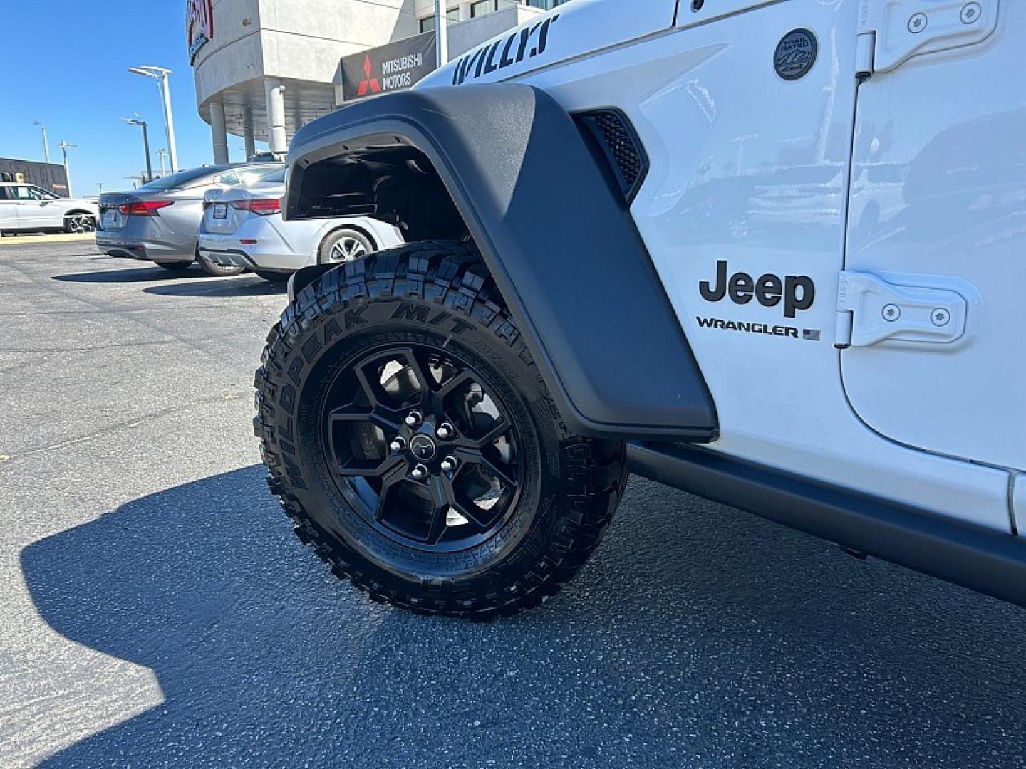 2025 White Jeep Wrangler (1C4PJXDN1SW) , located at 412 Auto Vista Drive, Palmdale, 93551, (661) 945-0620, 34.592636, -118.136681- Photo#8
