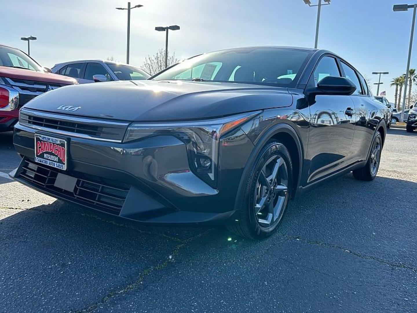 2025 GRAY Kia K4 (3KPFT4DE7SE) with an 4-Cyl 2.0 Liter engine, Automatic IVT transmission, located at 412 Auto Vista Drive, Palmdale, 93551, (661) 945-0620, 34.592636, -118.136681- Photo#10