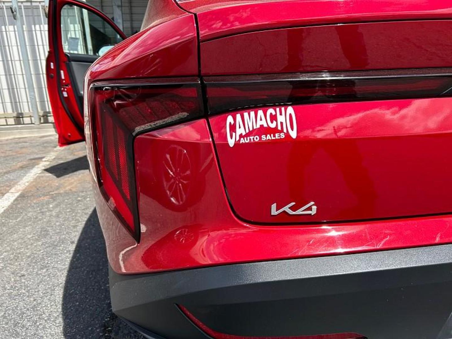 2025 RED Kia K4 (3KPFT4DE3SE) with an 4-Cyl 2.0 Liter engine, Automatic IVT transmission, located at 412 Auto Vista Drive, Palmdale, 93551, (661) 945-0620, 34.592636, -118.136681 - Photo#3