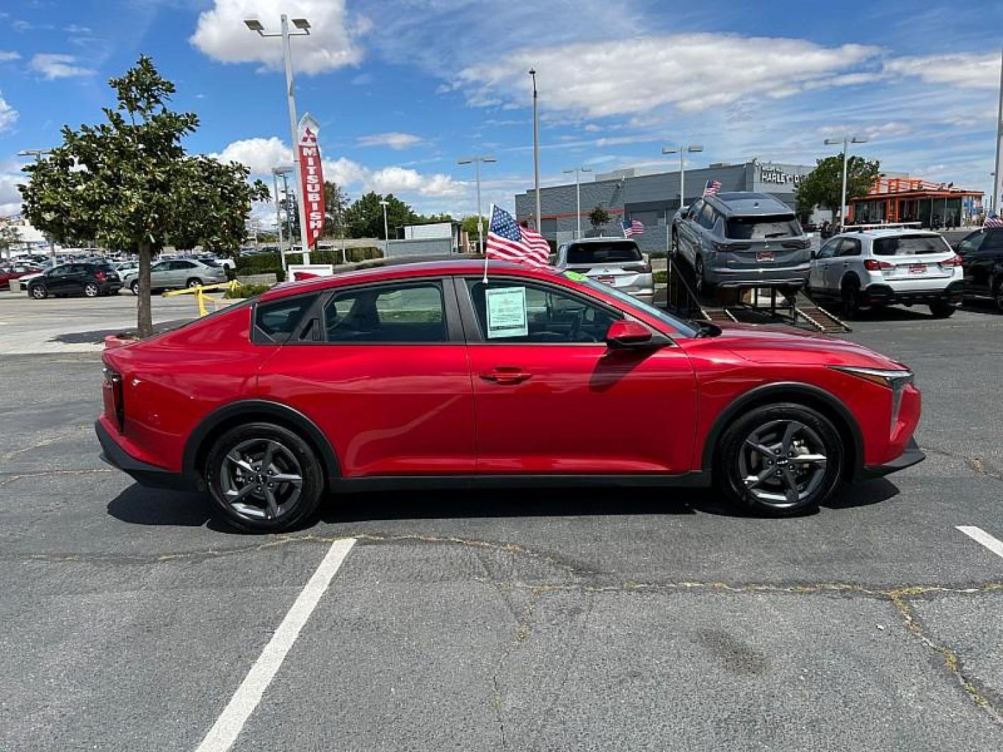 2025 RED Kia K4 (3KPFT4DE3SE) with an 4-Cyl 2.0 Liter engine, Automatic IVT transmission, located at 412 Auto Vista Drive, Palmdale, 93551, (661) 945-0620, 34.592636, -118.136681 - Photo#30