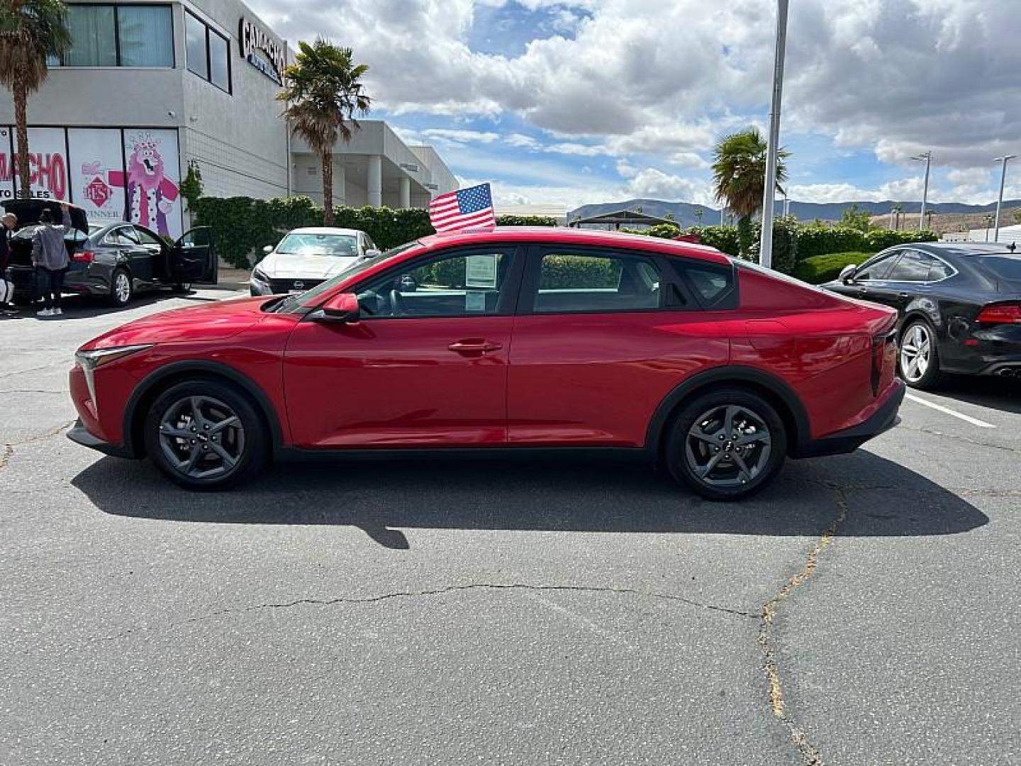 2025 RED Kia K4 (3KPFT4DE3SE) with an 4-Cyl 2.0 Liter engine, Automatic IVT transmission, located at 412 Auto Vista Drive, Palmdale, 93551, (661) 945-0620, 34.592636, -118.136681 - Photo#36