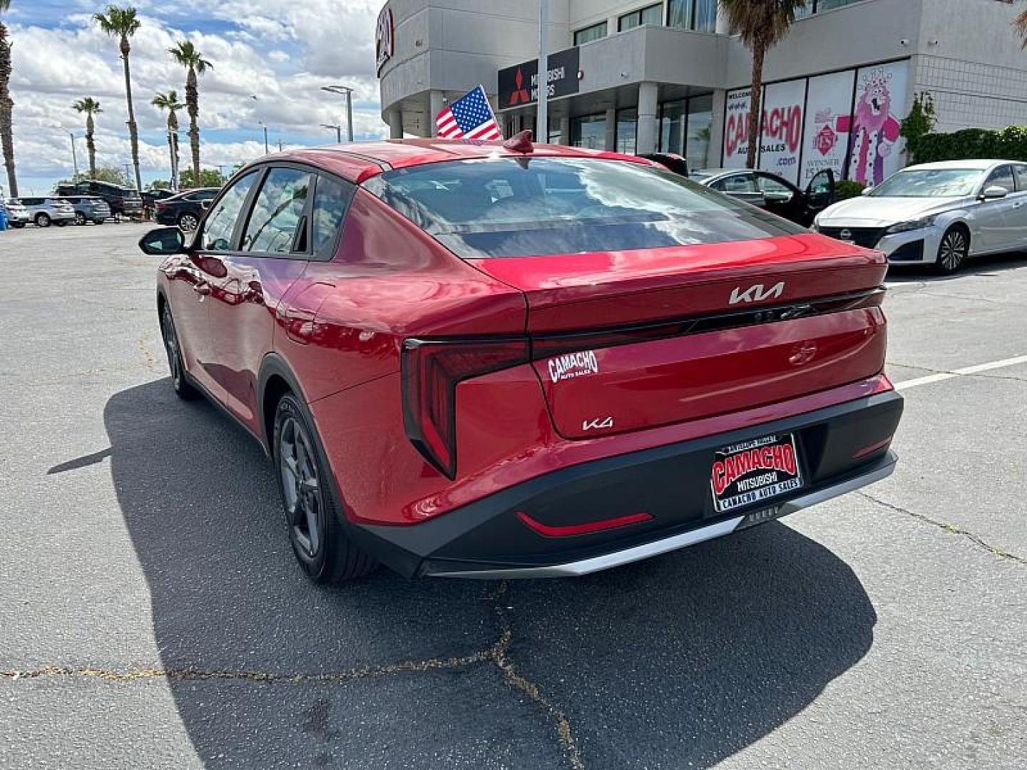 2025 RED Kia K4 (3KPFT4DE3SE) with an 4-Cyl 2.0 Liter engine, Automatic IVT transmission, located at 412 Auto Vista Drive, Palmdale, 93551, (661) 945-0620, 34.592636, -118.136681 - Photo#39