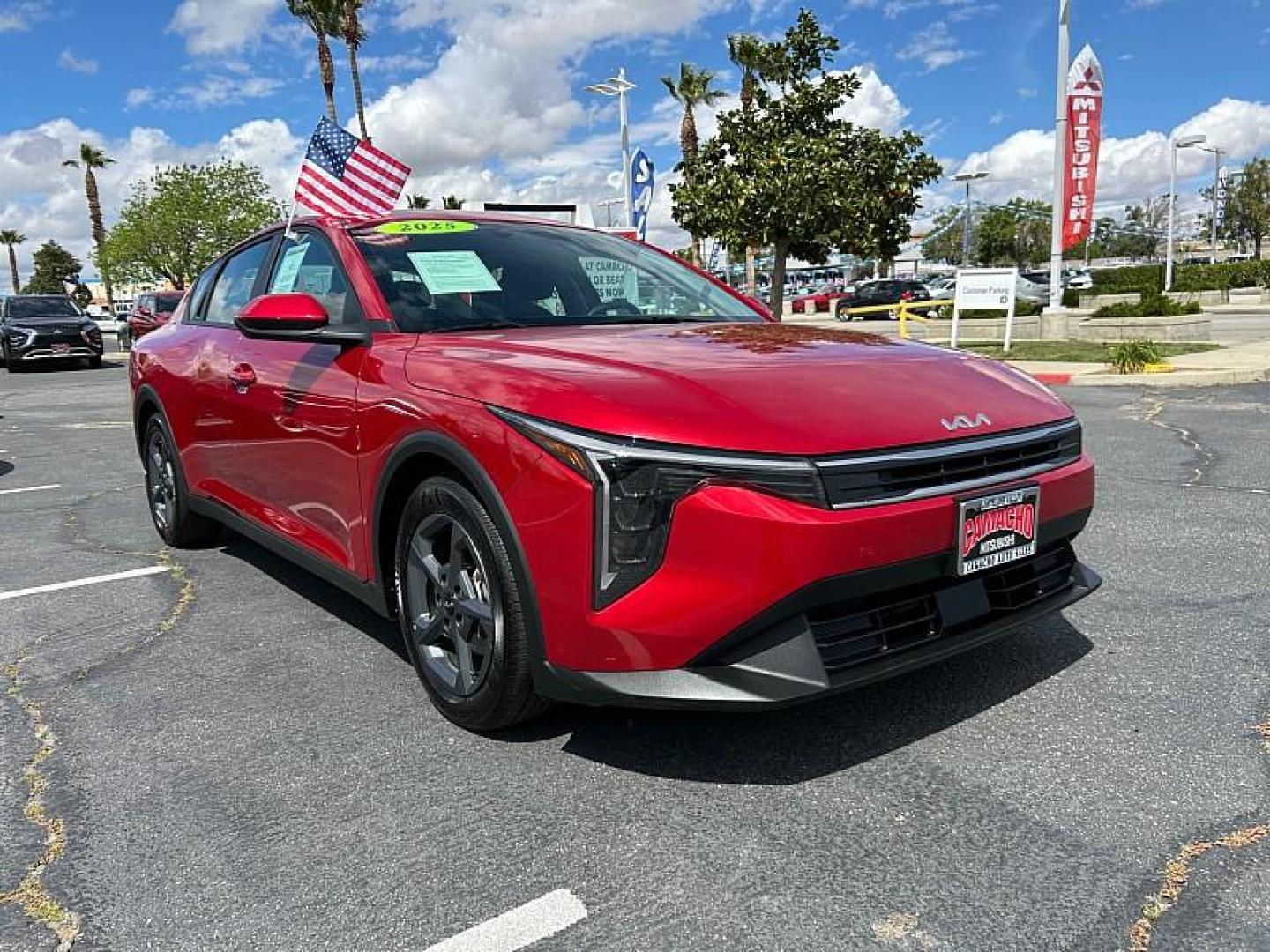 2025 RED Kia K4 (3KPFT4DE3SE) with an 4-Cyl 2.0 Liter engine, Automatic IVT transmission, located at 412 Auto Vista Drive, Palmdale, 93551, (661) 945-0620, 34.592636, -118.136681 - Photo#51