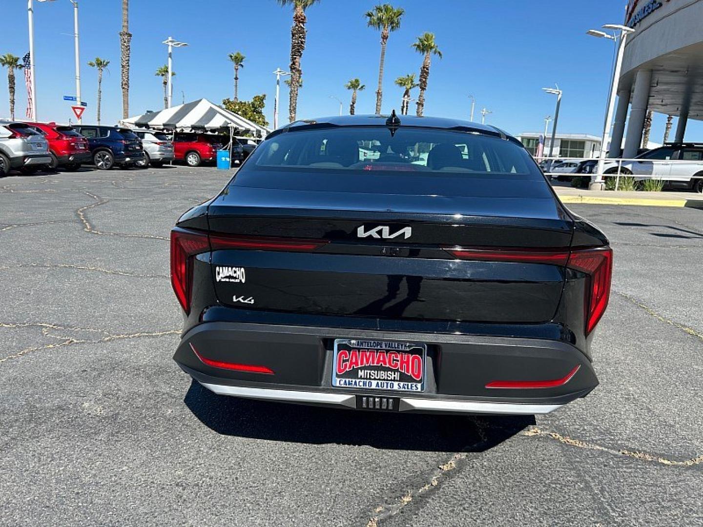 2025 black Kia K4 (3KPFT4DEXSE) with an 4-Cyl 2.0 Liter engine, Automatic IVT transmission, located at 412 Auto Vista Drive, Palmdale, 93551, (661) 945-0620, 34.592636, -118.136681 - Photo#9