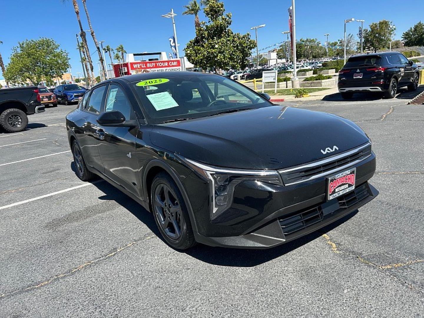 2025 BLACK Kia K4 (3KPFT4DE6SE) with an 4-Cyl 2.0 Liter engine, Automatic IVT transmission, located at 412 Auto Vista Drive, Palmdale, 93551, (661) 945-0620, 34.592636, -118.136681- Photo#0