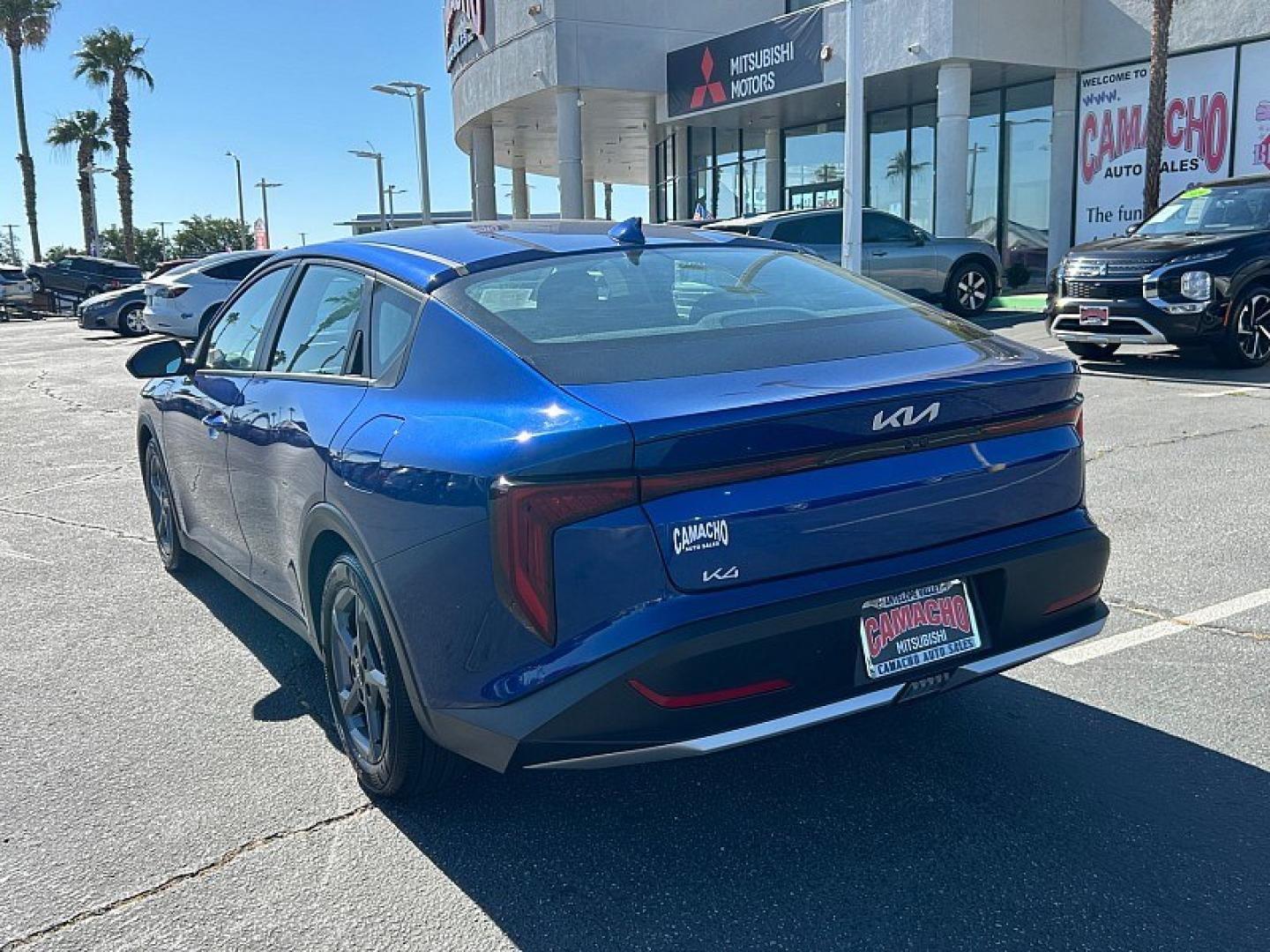 2025 BLUE Kia K4 (3KPFT4DE5SE) with an 4-Cyl 2.0 Liter engine, Automatic IVT transmission, located at 412 Auto Vista Drive, Palmdale, 93551, (661) 945-0620, 34.592636, -118.136681- Photo#4