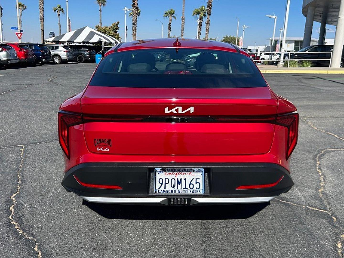 2025 RED Kia K4 (3KPFT4DE8SE) with an 4-Cyl 2.0 Liter engine, Automatic IVT transmission, located at 412 Auto Vista Drive, Palmdale, 93551, (661) 945-0620, 34.592636, -118.136681- Photo#5