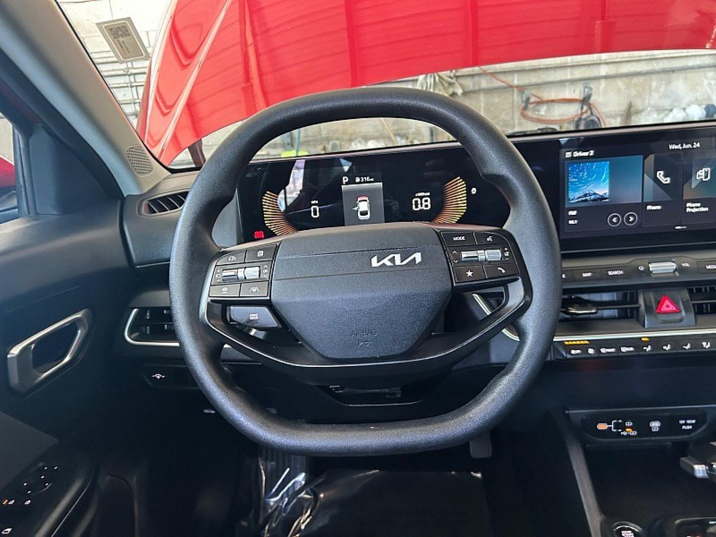 2025 RED Kia K4 (3KPFT4DE8SE) with an 4-Cyl 2.0 Liter engine, Automatic IVT transmission, located at 412 Auto Vista Drive, Palmdale, 93551, (661) 945-0620, 34.592636, -118.136681- Photo#13