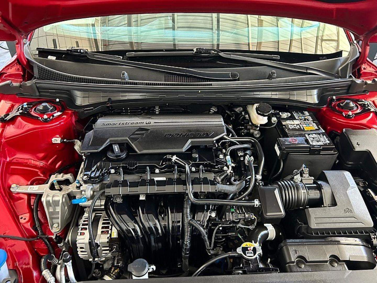 2025 RED Kia K4 (3KPFT4DE8SE) with an 4-Cyl 2.0 Liter engine, Automatic IVT transmission, located at 412 Auto Vista Drive, Palmdale, 93551, (661) 945-0620, 34.592636, -118.136681- Photo#21