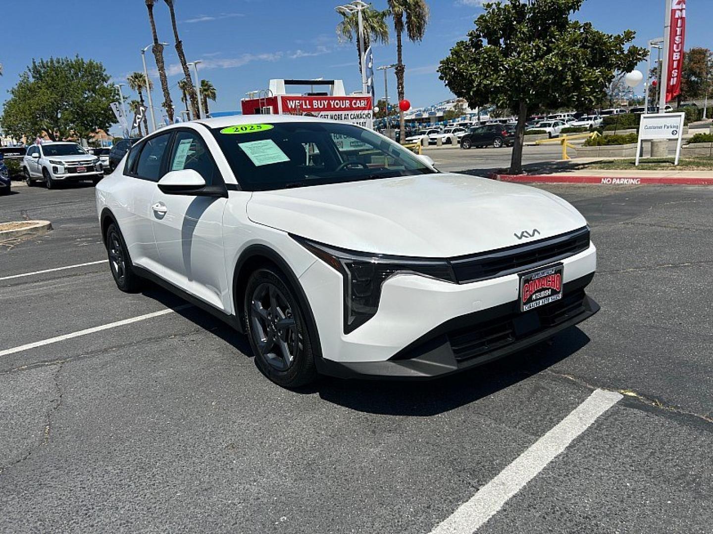 2025 White Kia K4 (3KPFT4DE1SE) with an 4-Cyl 2.0 Liter engine, Automatic IVT transmission, located at 412 Auto Vista Drive, Palmdale, 93551, (661) 945-0620, 34.592636, -118.136681- Photo#0