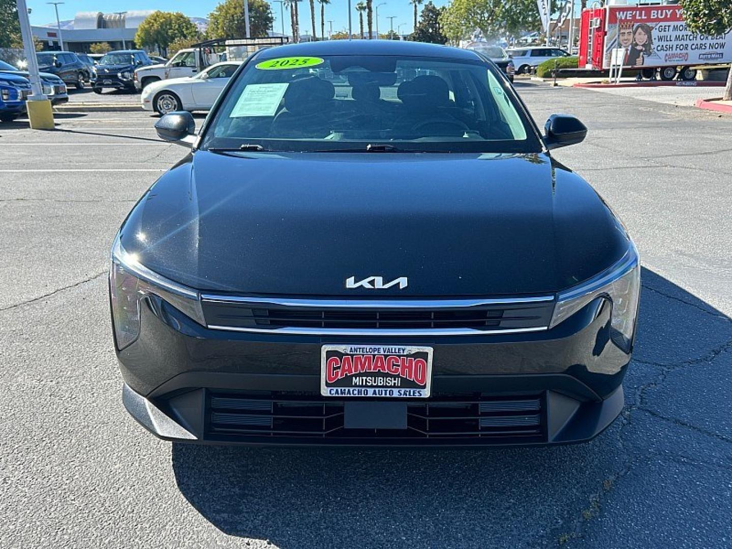 2025 Black /black, gray Kia K4 (3KPFT4DE5SE) with an 4-Cyl 2.0 Liter engine, Automatic IVT transmission, located at 412 Auto Vista Drive, Palmdale, 93551, (661) 945-0620, 34.592636, -118.136681 - Turn heads in this stylish 2025 Kia K4 LXS!Featuring a sleek Aurora Black Pearl exterior and a modern Medium Gray interior, this sedan offers an excellent combination of comfort, technology, and fuel efficiency. Under the hood, a 2.0L 4-cylinder engine paired with an Intelligent Variable Automatic T- Photo#1