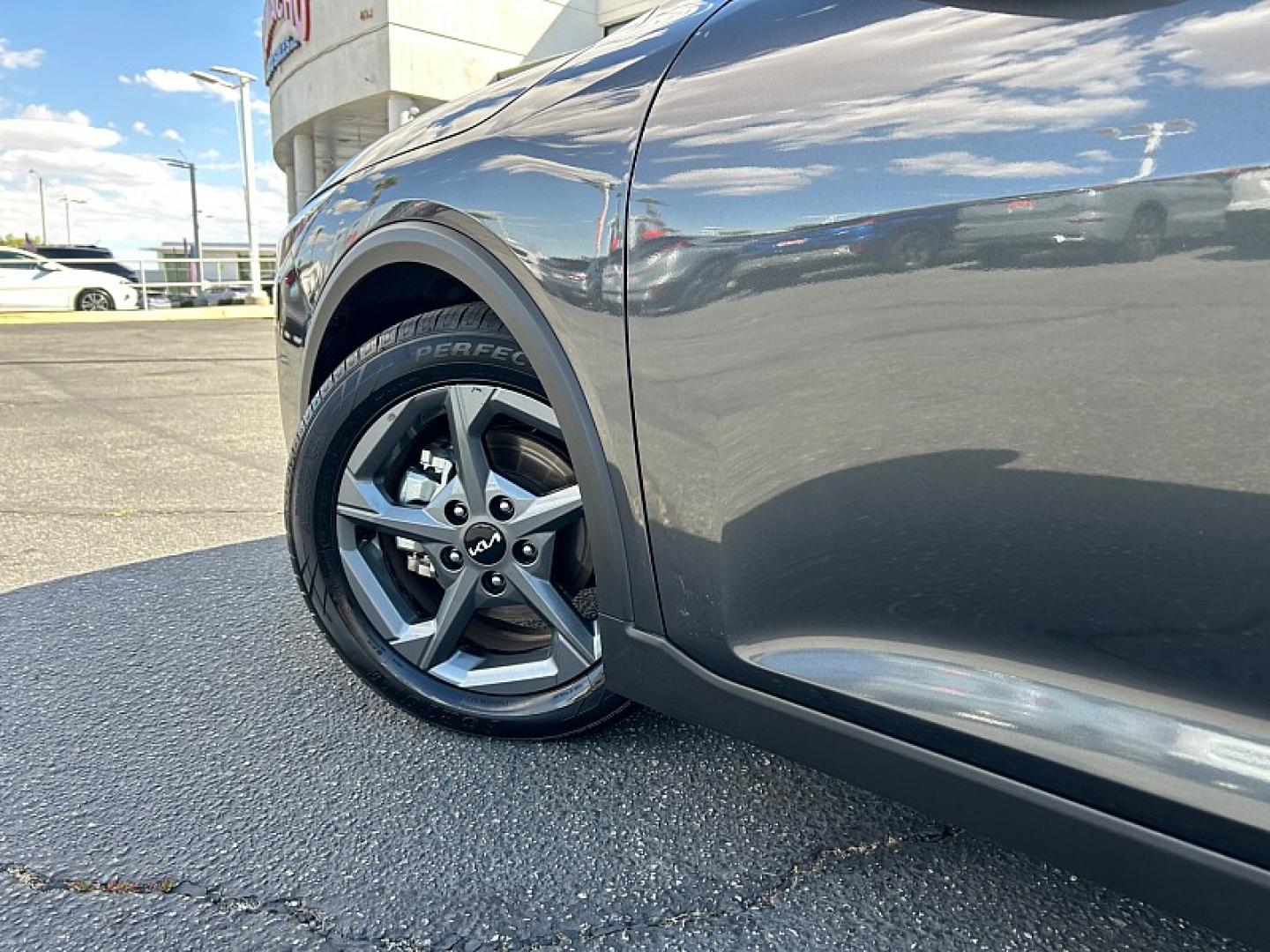 2025 GRAY /black Kia K4 (3KPFT4DEXSE) with an 4-Cyl 2.0 Liter engine, Automatic IVT transmission, located at 412 Auto Vista Drive, Palmdale, 93551, (661) 945-0620, 34.592636, -118.136681 - Stand out with modern style and smart technology in this 2025 Kia K4 LXS!Featuring a sophisticated Interstellar Gray exterior and a sleek Medium Gray interior, this sedan is designed to make every drive comfortable and enjoyable. Powered by a 2.0L 4-cylinder engine paired with an Intelligent Variabl- Photo#12