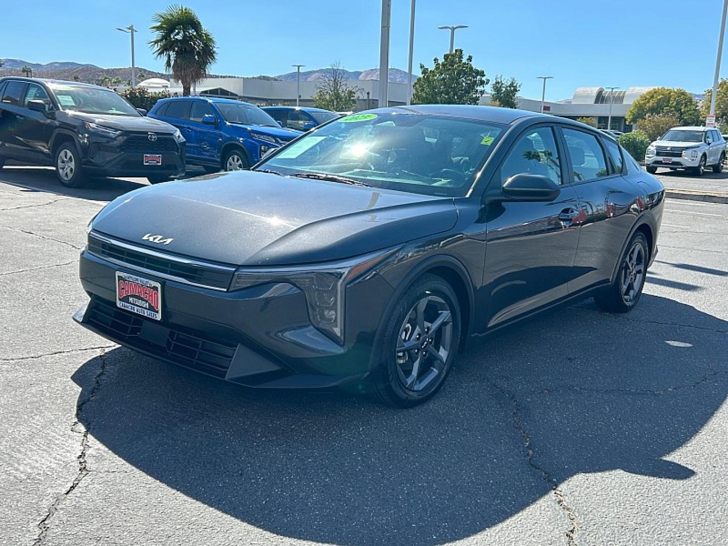 2025 GRAY /black Kia K4 (3KPFT4DEXSE) with an 4-Cyl 2.0 Liter engine, Automatic IVT transmission, located at 412 Auto Vista Drive, Palmdale, 93551, (661) 945-0620, 34.592636, -118.136681 - Stand out with modern style and smart technology in this 2025 Kia K4 LXS!Featuring a sophisticated Interstellar Gray exterior and a sleek Medium Gray interior, this sedan is designed to make every drive comfortable and enjoyable. Powered by a 2.0L 4-cylinder engine paired with an Intelligent Variabl- Photo#2