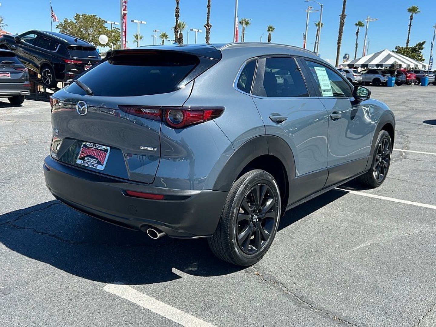 2025 Gray Mazda CX-30 (3MVDMBCM7SM) with an 4-Cyl SKYACTIV-G 2.5 Liter engine, Automatic 6-Spd transmission, located at 412 Auto Vista Drive, Palmdale, 93551, (661) 945-0620, 34.592636, -118.136681- Photo#1