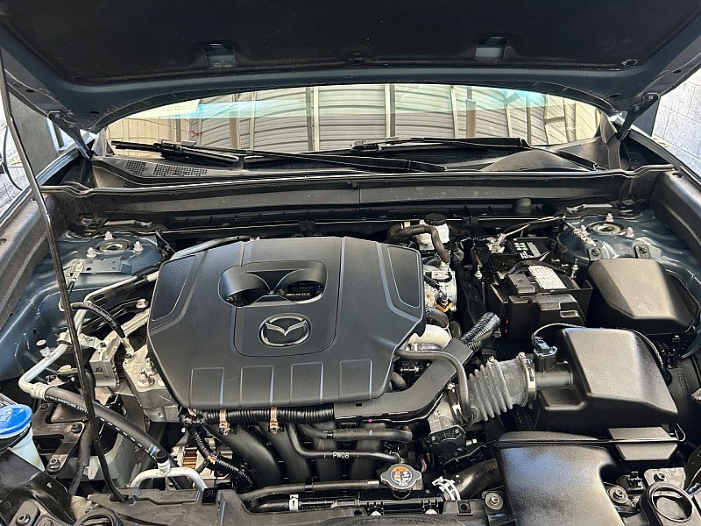 2025 Gray Mazda CX-30 (3MVDMBCM7SM) with an 4-Cyl SKYACTIV-G 2.5 Liter engine, Automatic 6-Spd transmission, located at 412 Auto Vista Drive, Palmdale, 93551, (661) 945-0620, 34.592636, -118.136681- Photo#29
