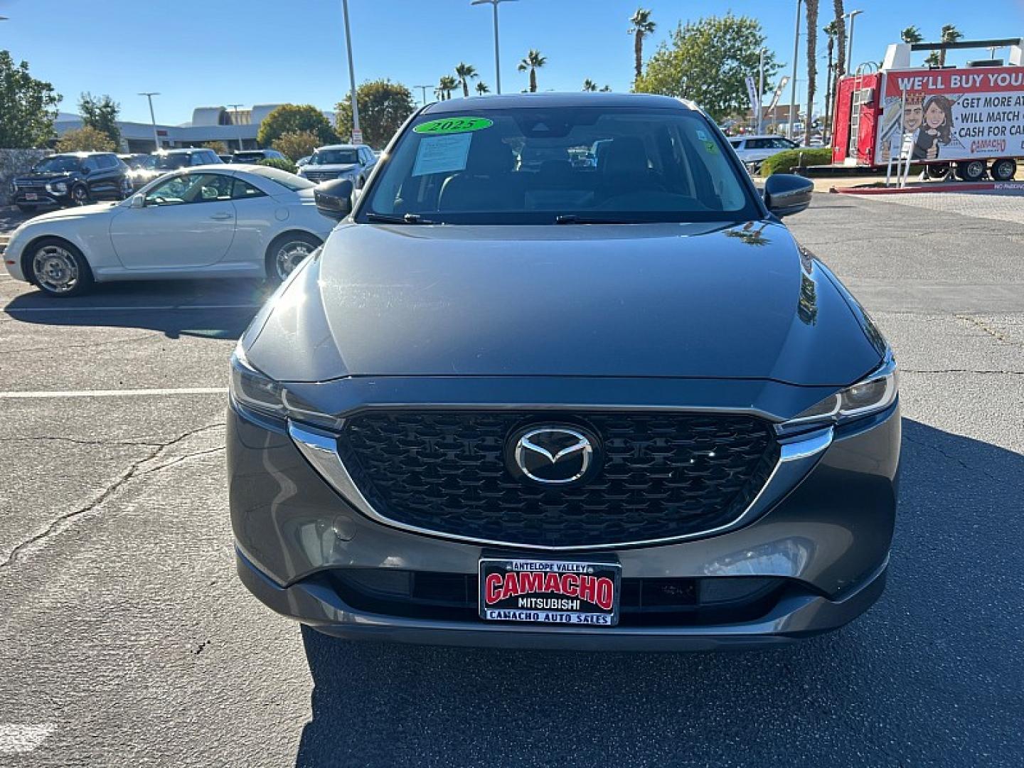 2025 GRAY Mazda CX-5 (JM3KFBCLXS0) with an 4-Cyl 2.5 Liter engine, Automatic 6-Spd transmission, located at 412 Auto Vista Drive, Palmdale, 93551, (661) 945-0620, 34.592636, -118.136681- Photo#1